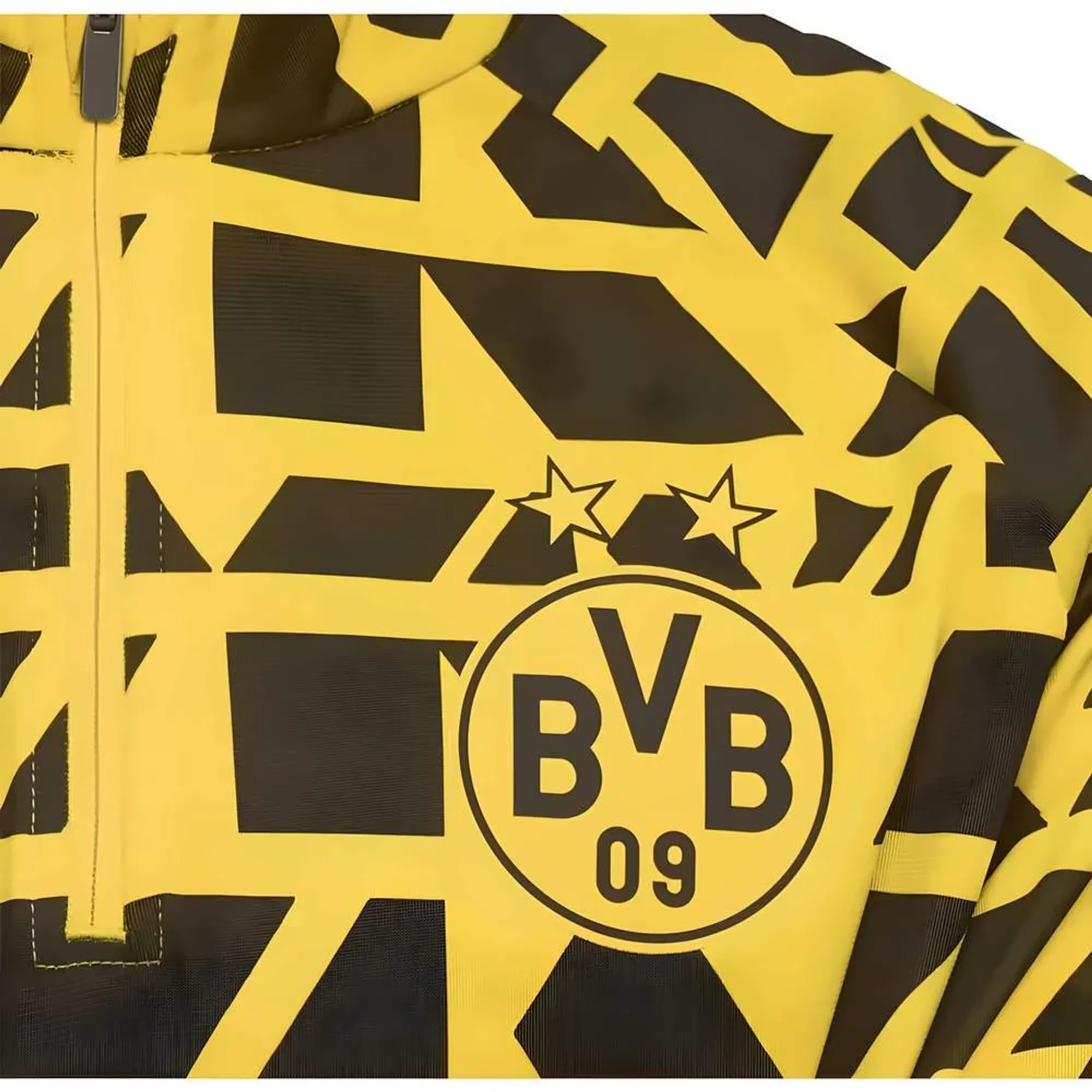 2025-2026 Borussia Dortmund Warm Up 1/4 Zip Top (Yellow)