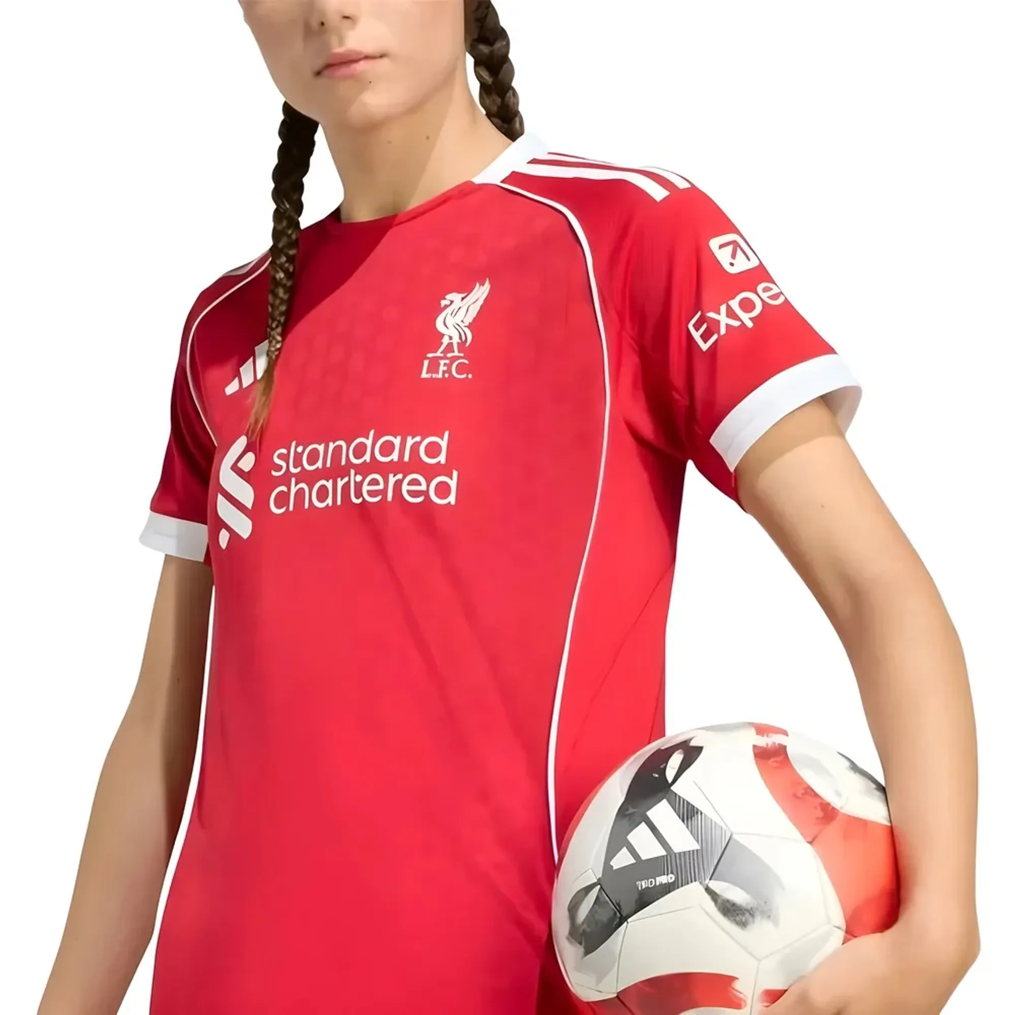2025-2026 Liverpool Authentic Home Shirt (Womens)