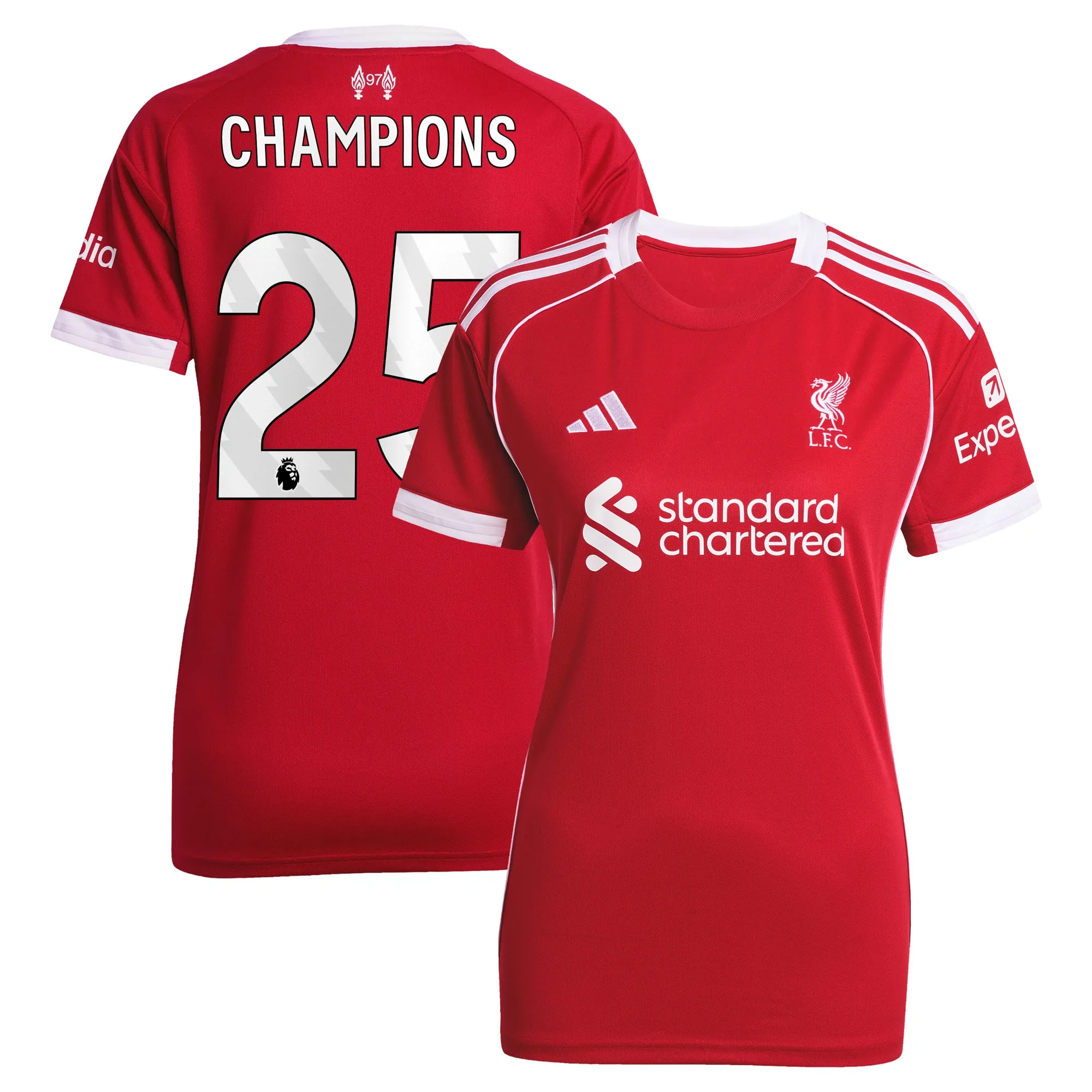 Liverpool adidas Home Shirt 2025-26 - Womens
