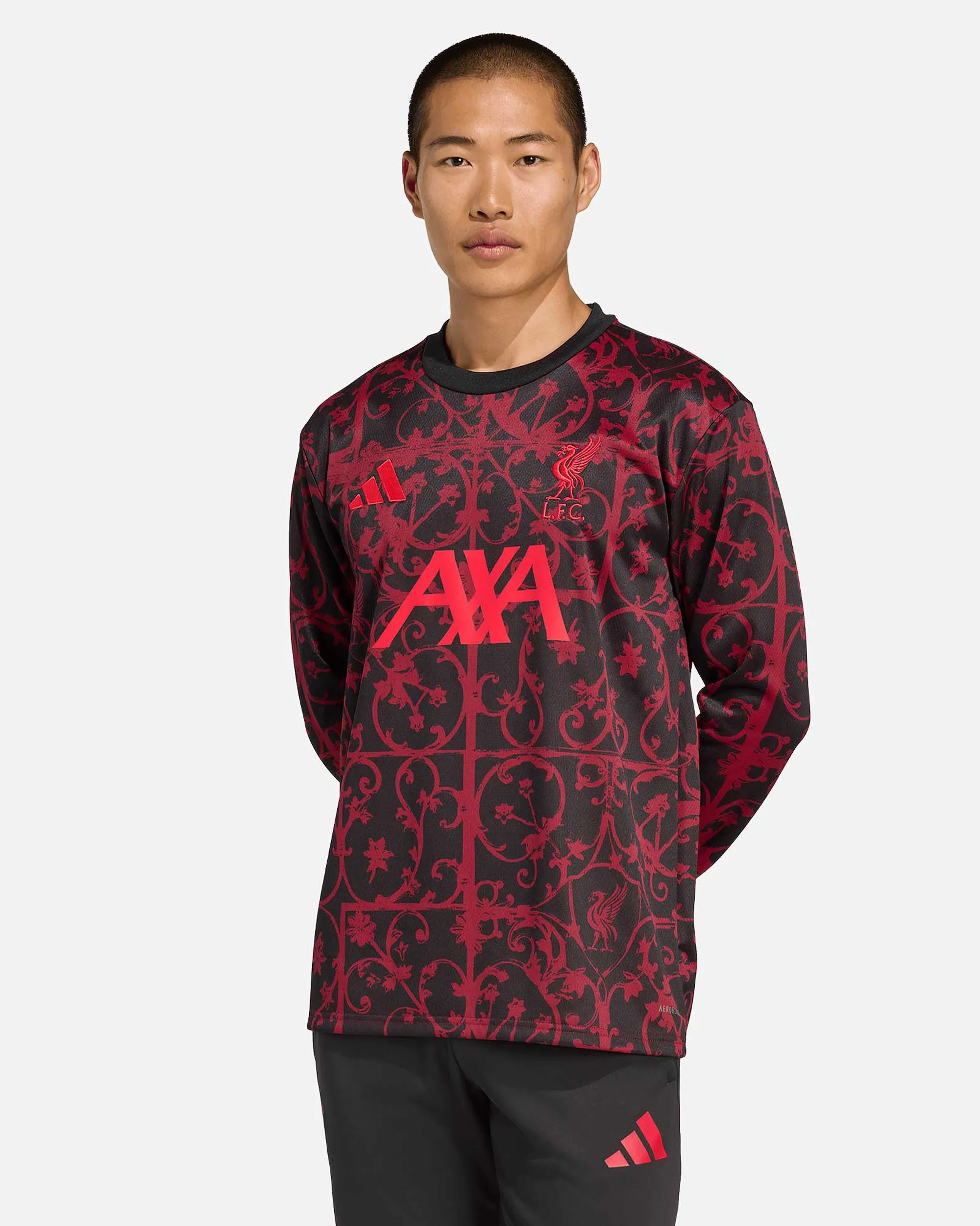 2025-2026 Liverpool Pre-Match Warm Top (Black)