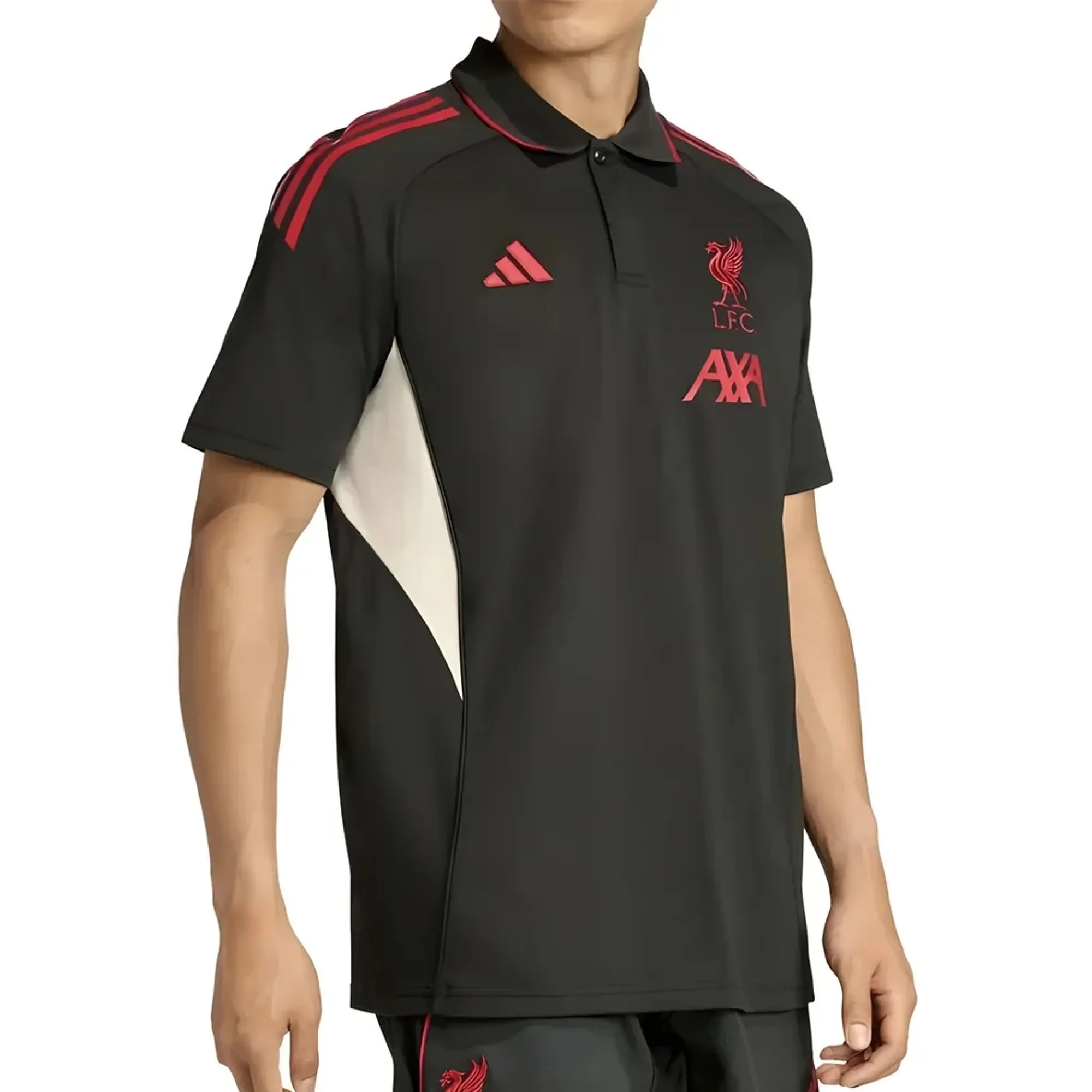 2025-2026 Liverpool Polo Shirt (Black)