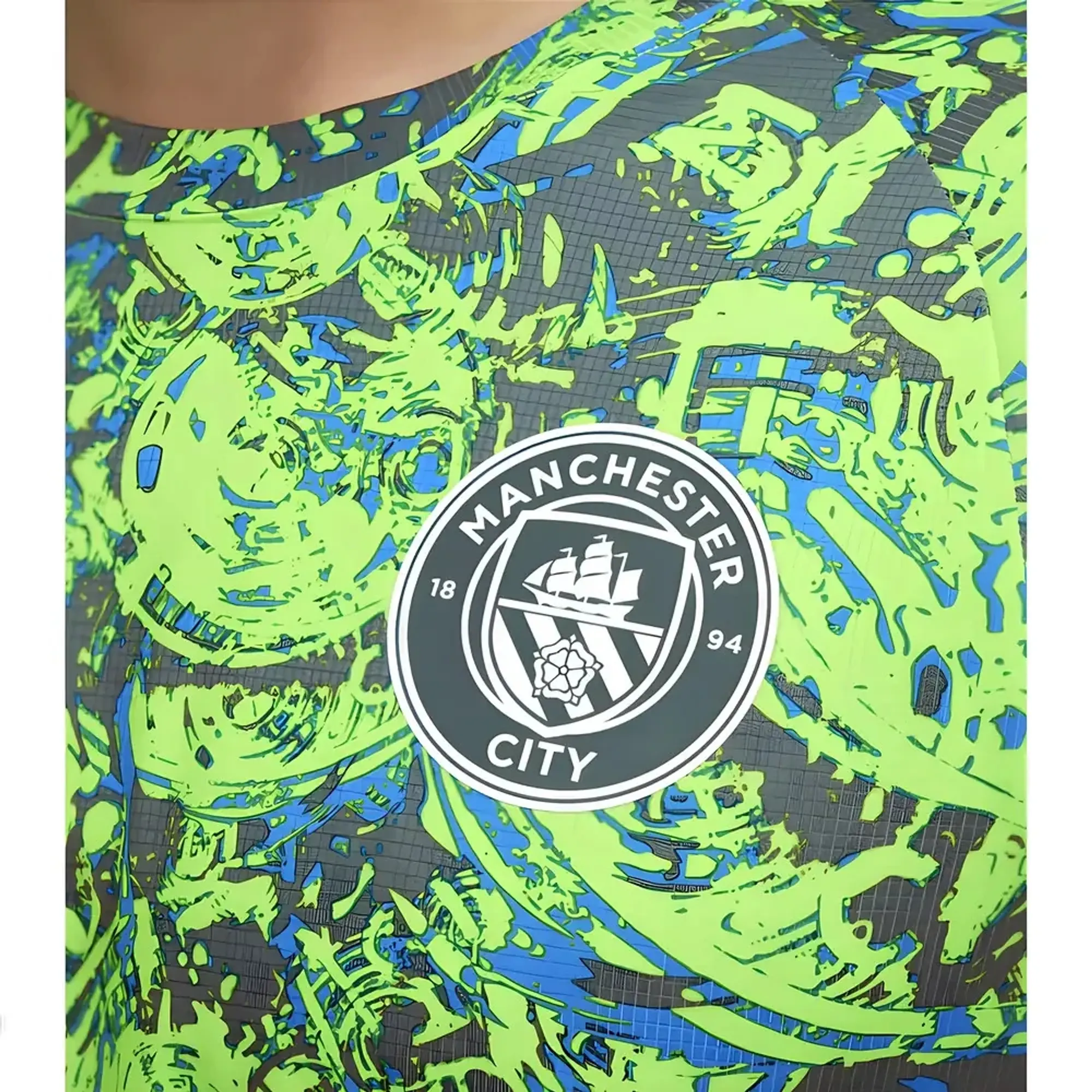 2025-2026 Man City Warm Up Jersey (Pro Green)