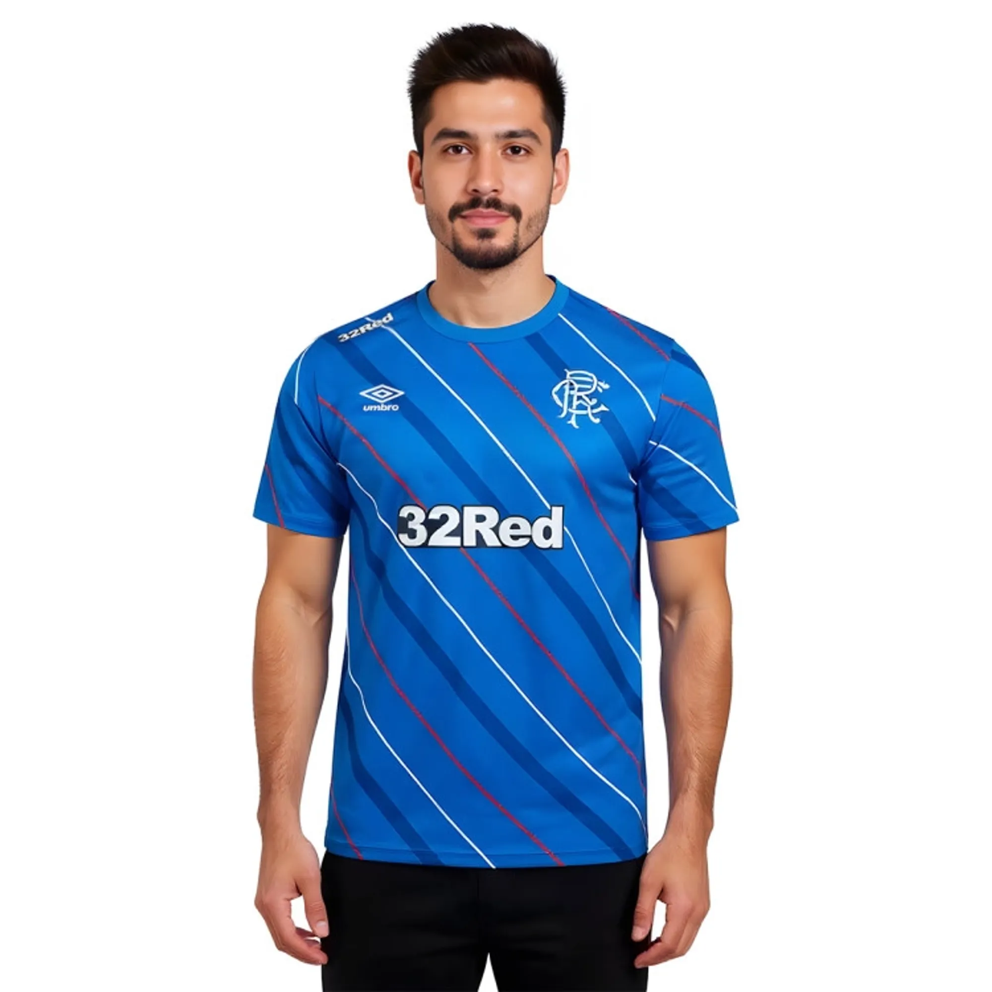 2025-2026 Rangers Home Pre Match Short Sleeve Tee (Lapis Blue)