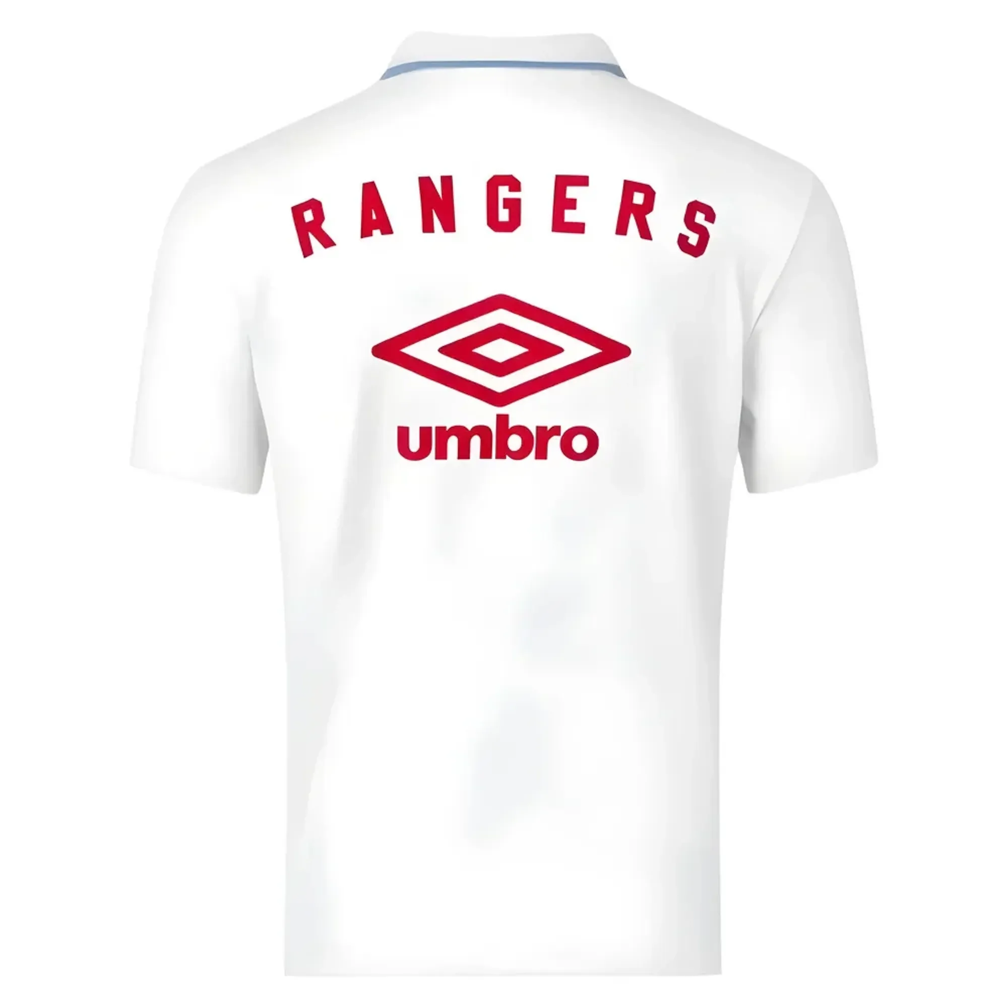 2025-2026 Rangers Travel Short Sleeve Polo Shirt (White)