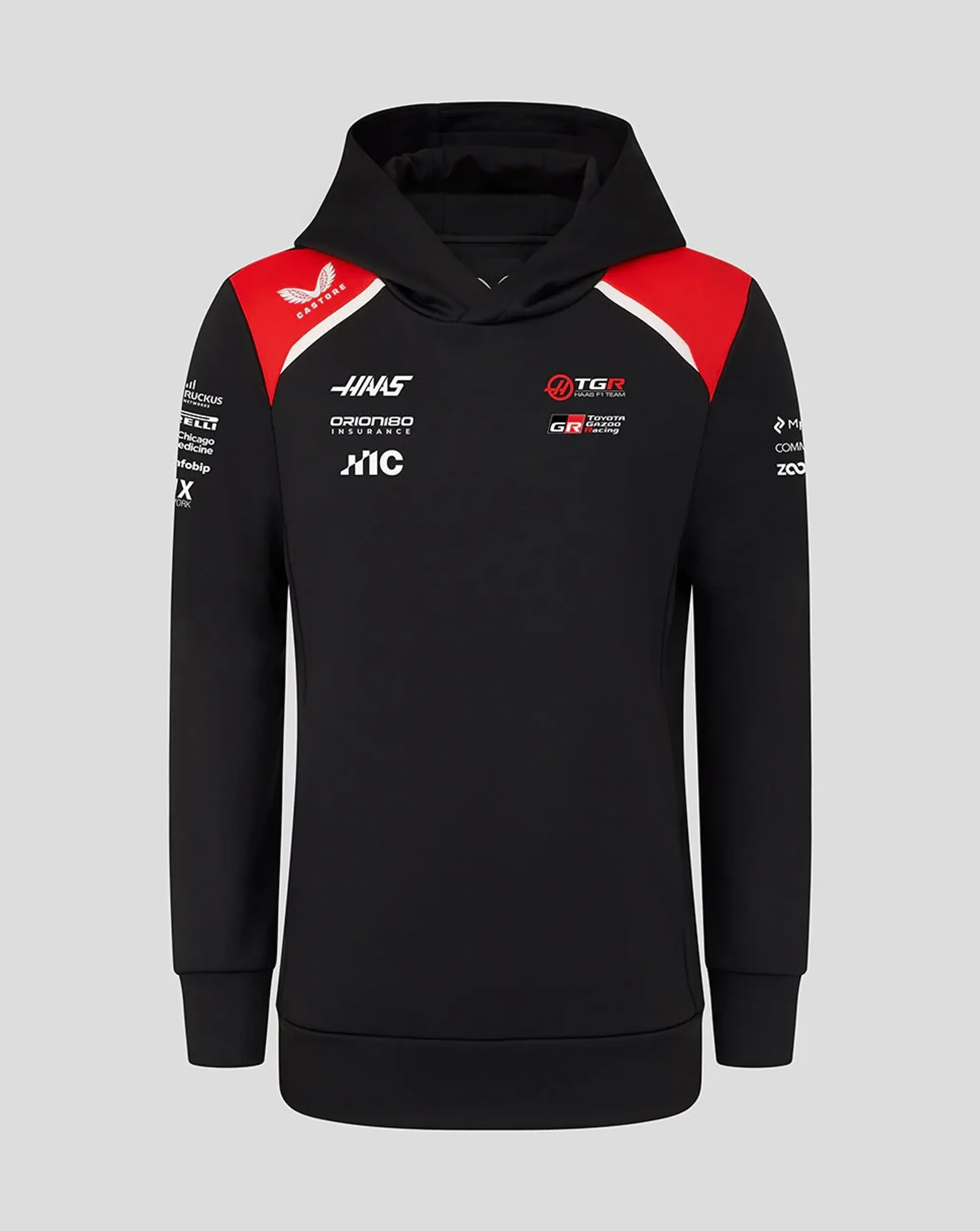 Castore Official Haas Team Junior Overhead Hoodie
