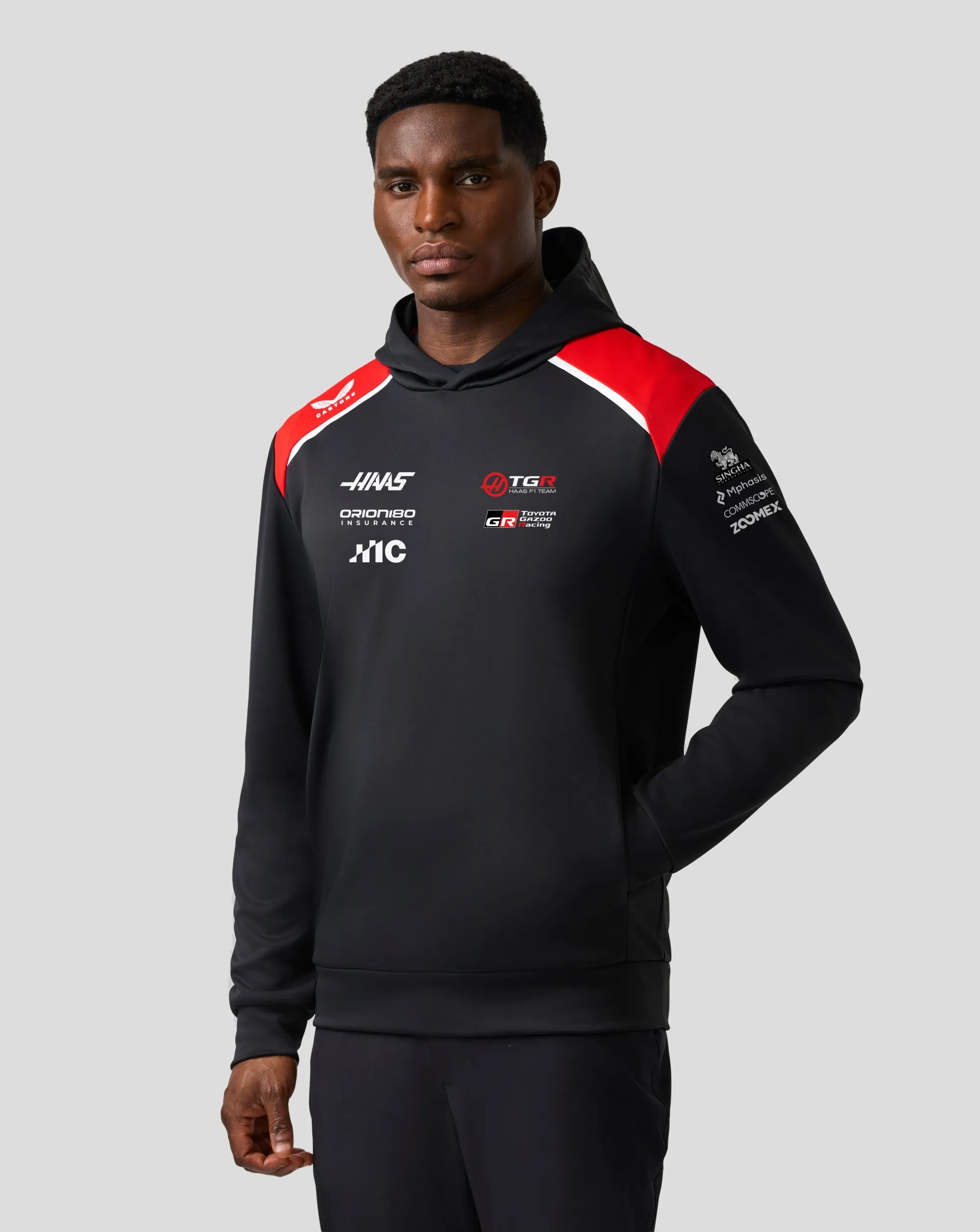 Castore Official Haas Team Unisex Pullover Hoodie