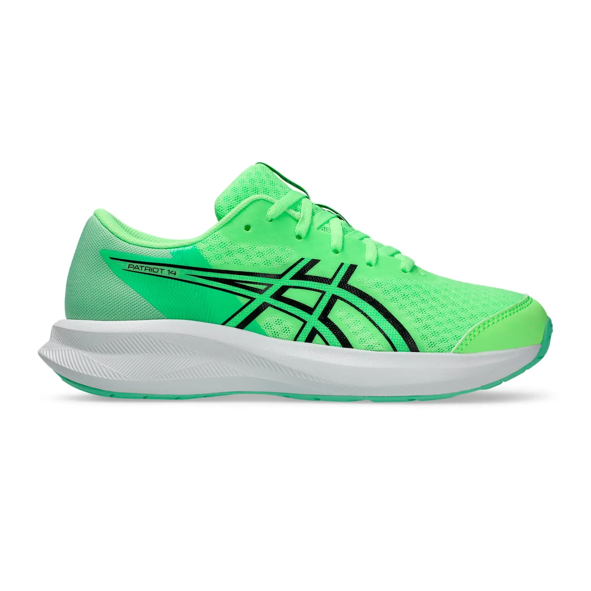 ASICS Patriot 14 GS Neutral running shoe Kids-green, black