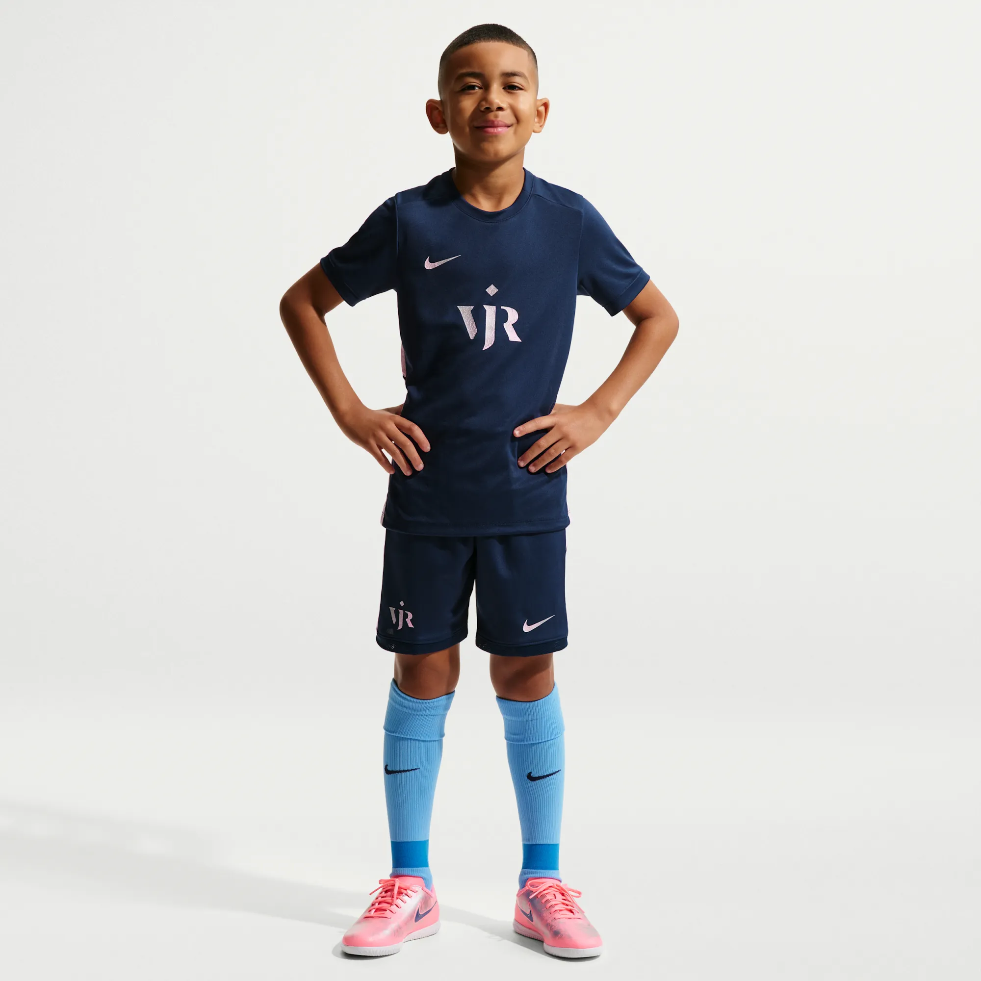 Vini Jr. Academy Older Kids' Nike Dri-FIT Football Shorts - Blue