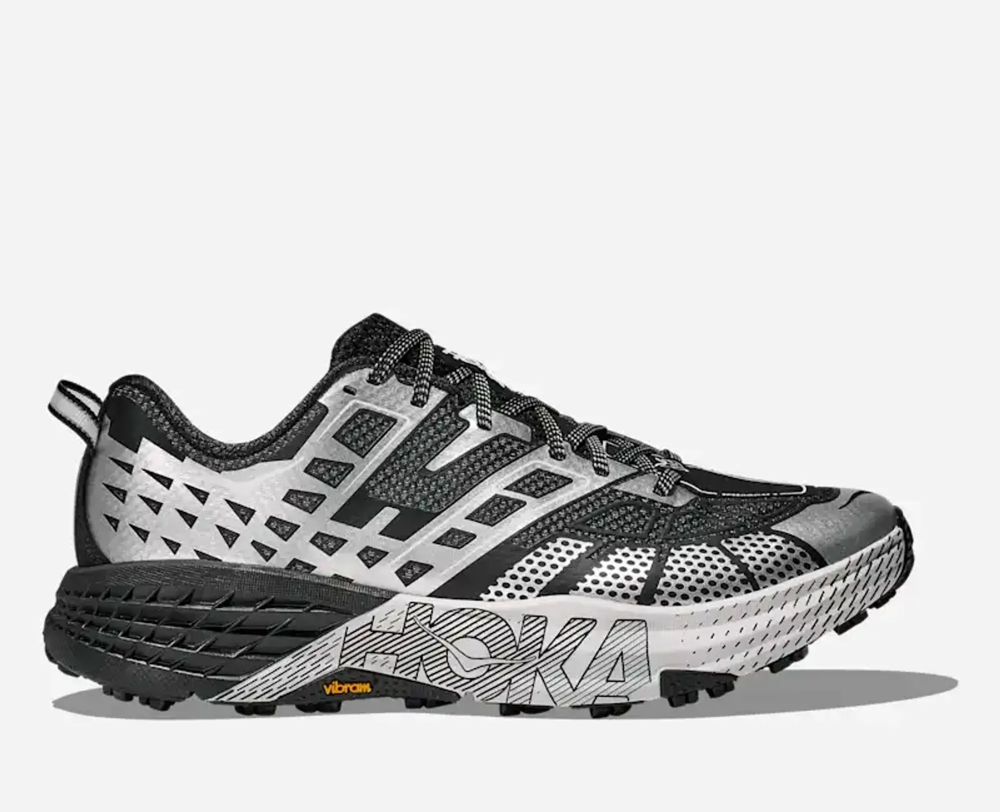 Hoka Stealth/Tech Speedgoat 2 Lifestyle Shoes In Black/Stardust