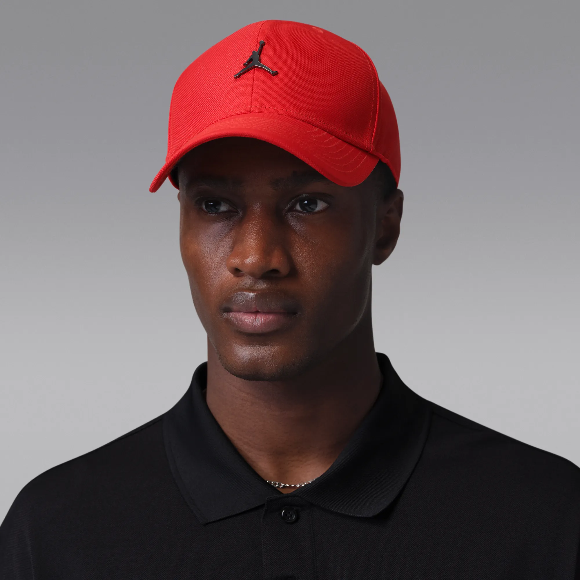 Nike Jordan Rise Structured Metal Jumpman Hat - Red