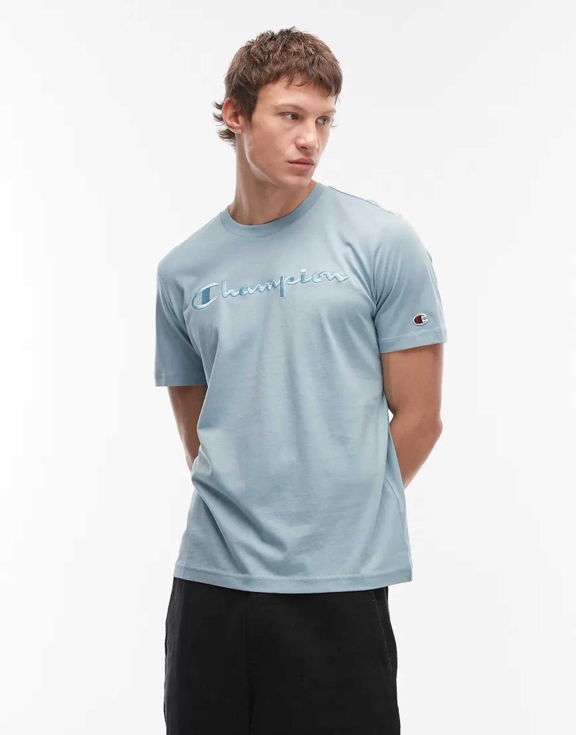 Champion Icons Tonal T-Shirt In Blue
