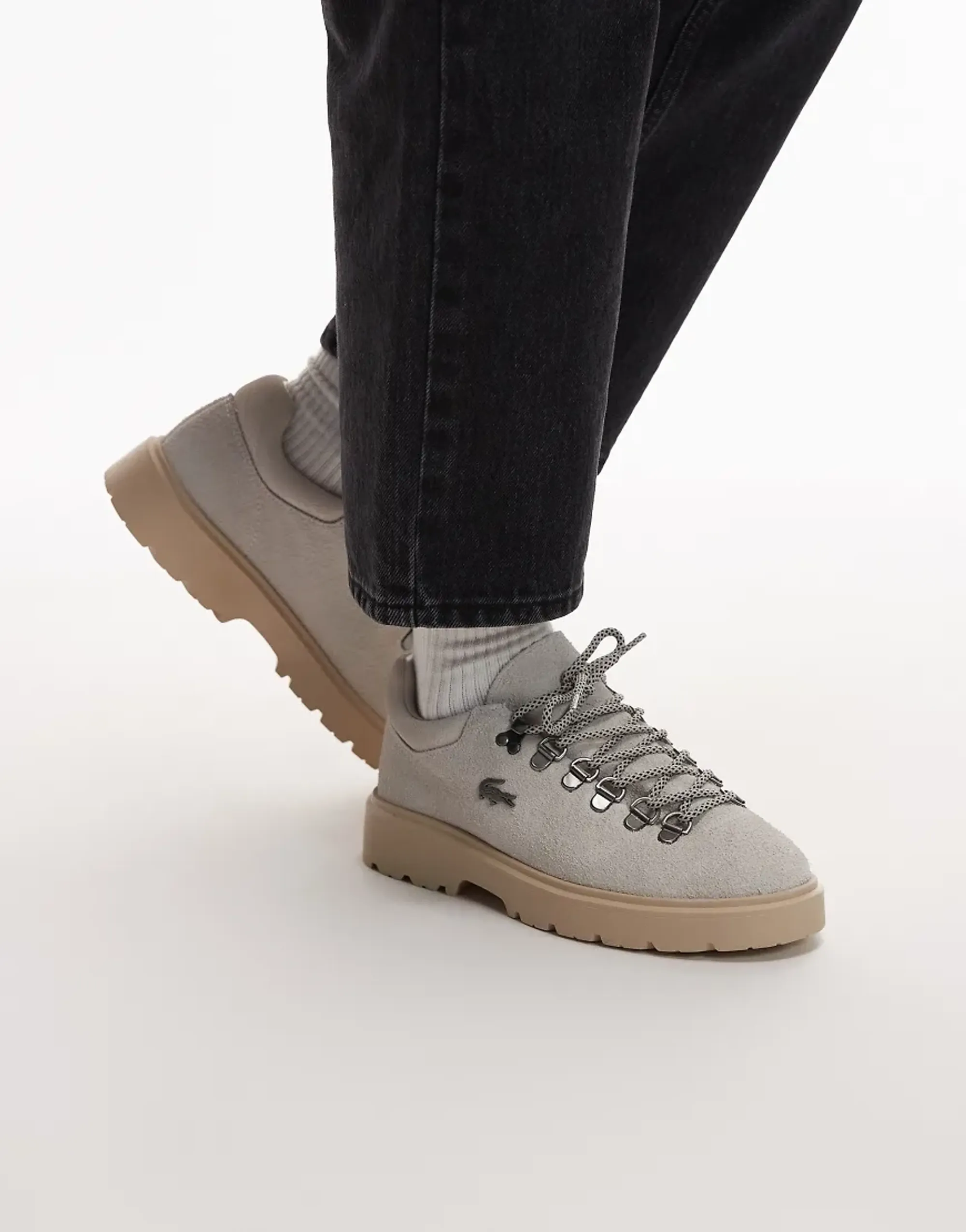 Lacoste Women’s Baseshot Winter Suede Sneakers - Off White