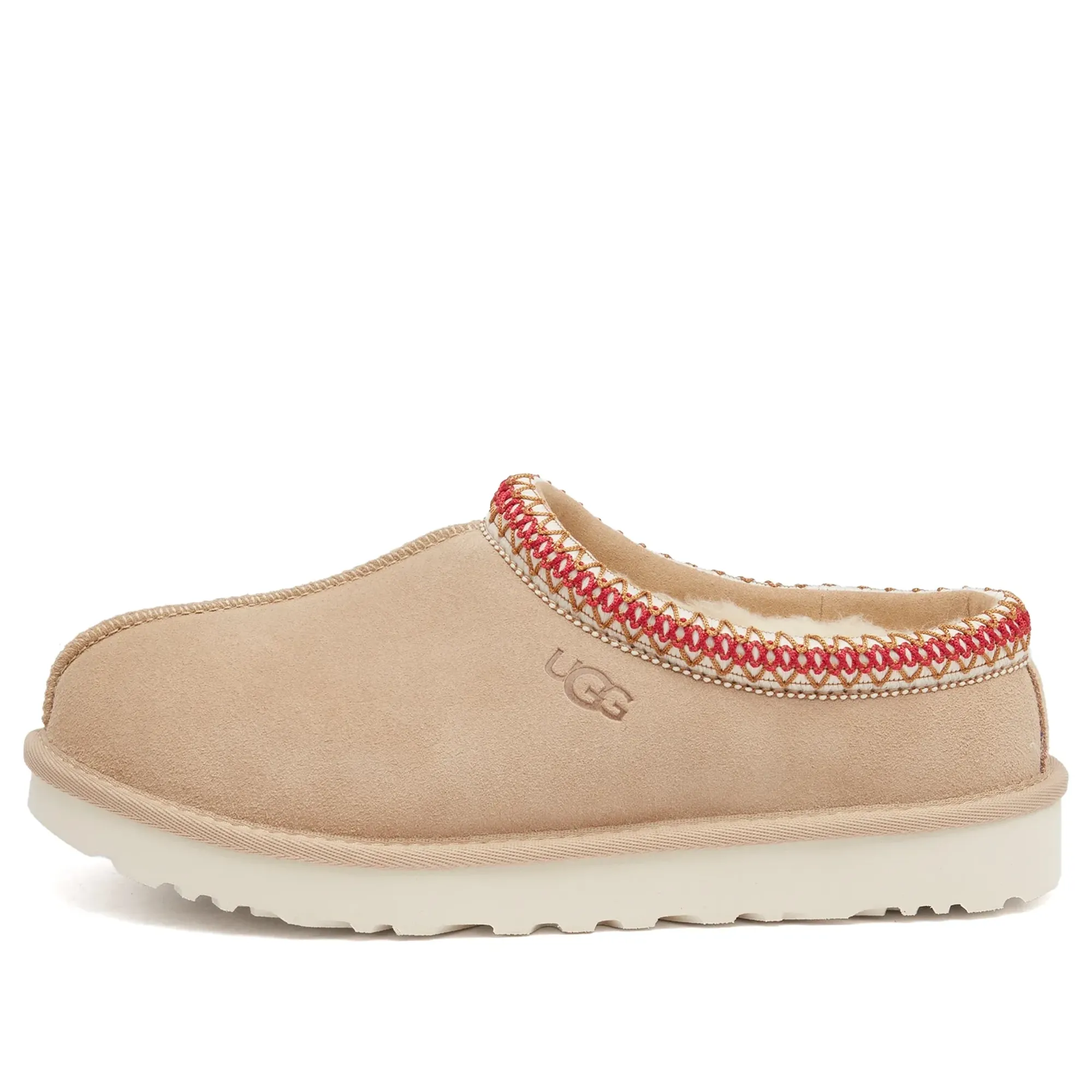 UGG Women's Tasman Slipper Sand/Dark Cherry