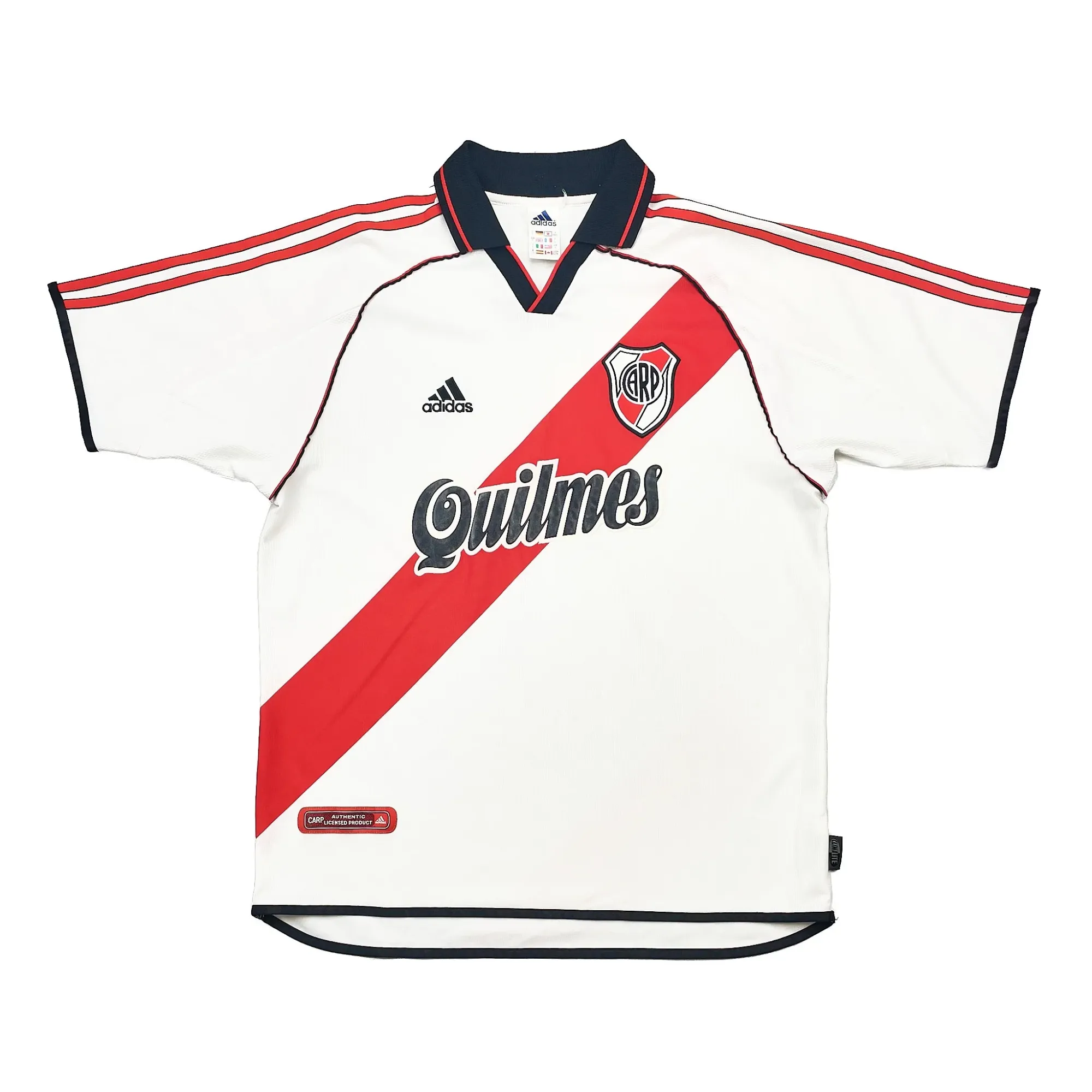 2000/02 River Plate Home Shirt (L) Adidas | Cult Kits