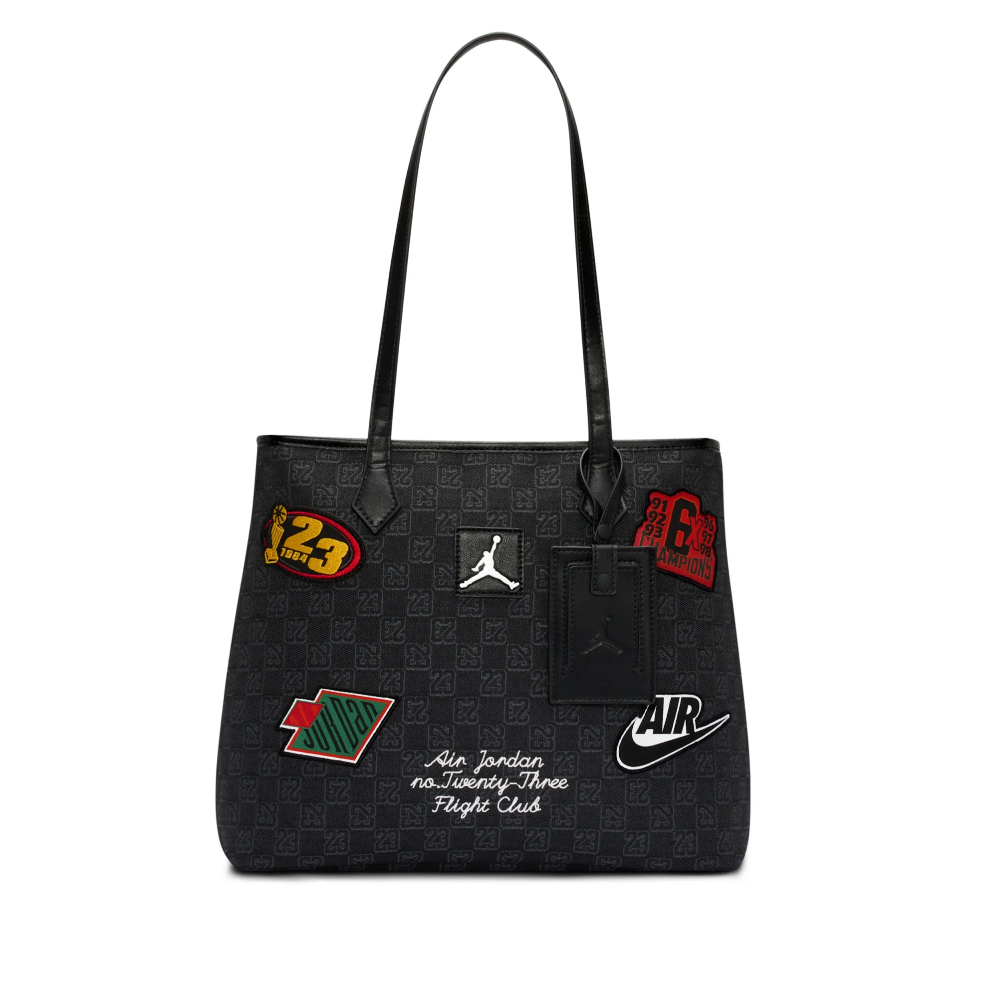 Nike Jordan Monogram Tote Bag (17L) - Black - Polyester