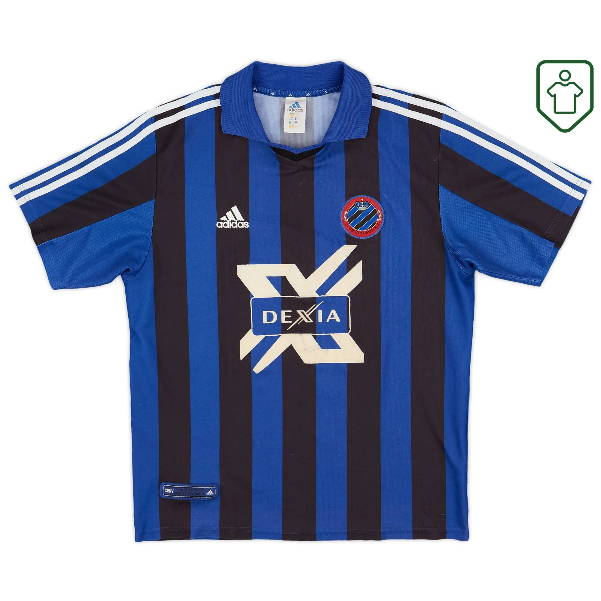 Club Brugge adidas Home Shirt 2000-02 - Very Good - 6/10