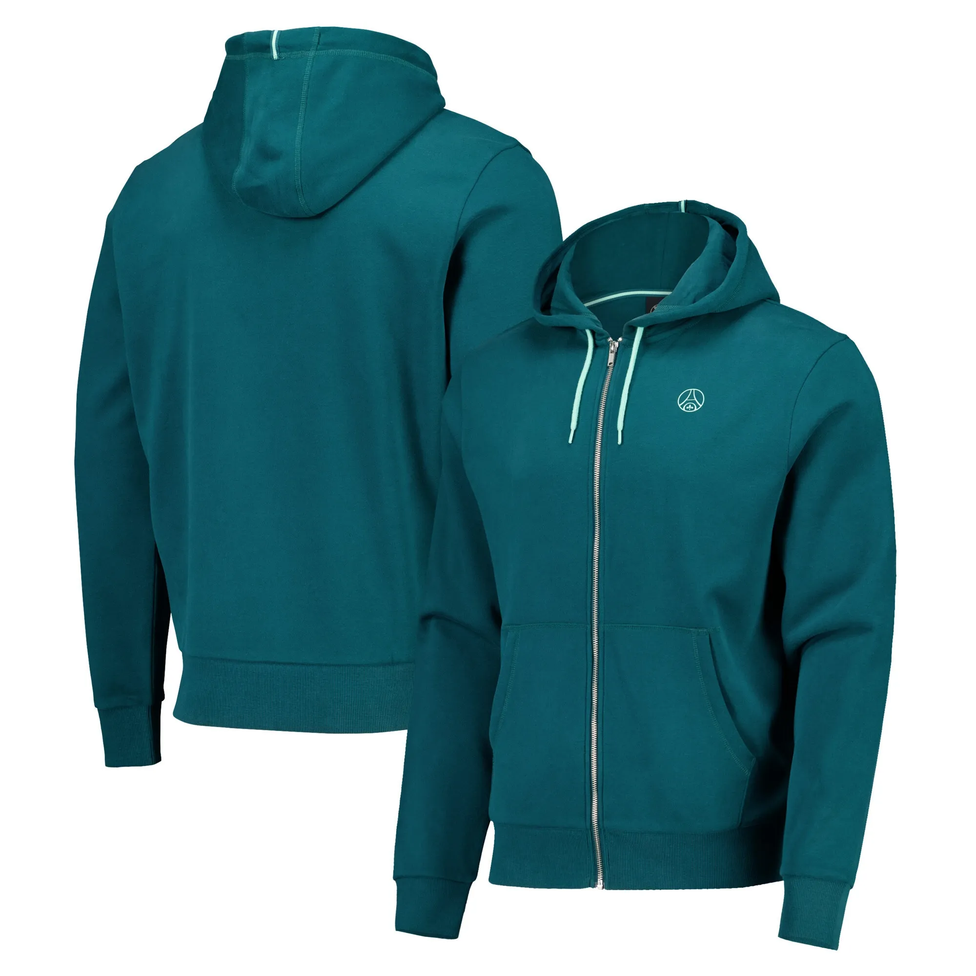 PSG Essentials Full Zip Hoodie - Marine Green