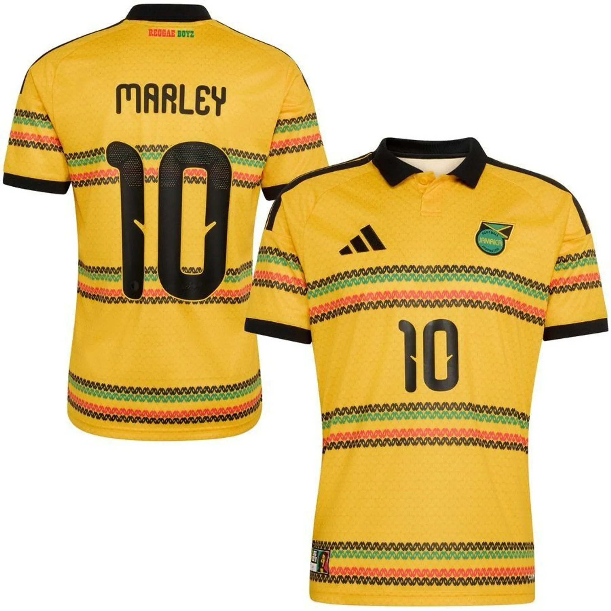 Jamaica National Team adidas Home Shirt 2026 - Marley 10