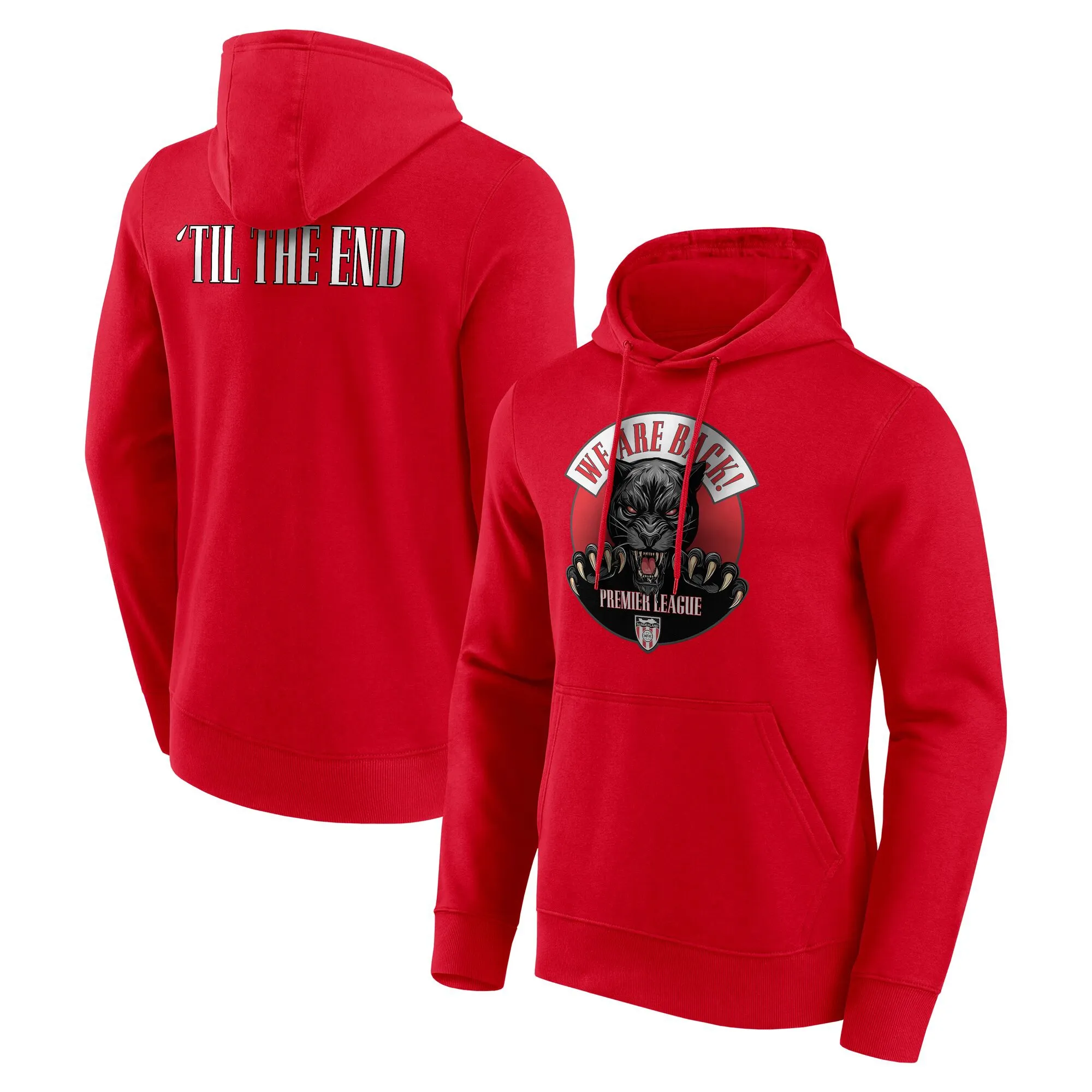 Sunderland Play-Off Winners We Are Back Hoodie - Red - Mens
