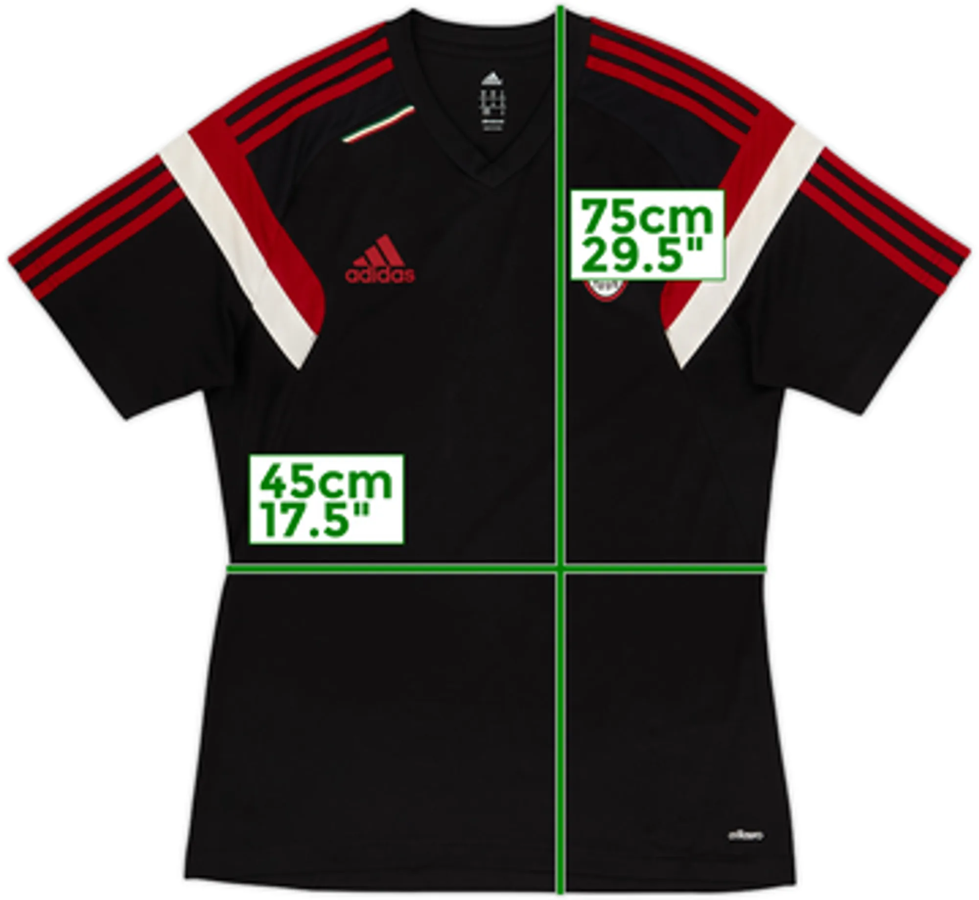 2014-15 AC Milan adidas Training Shirt - 8/10 - (M)