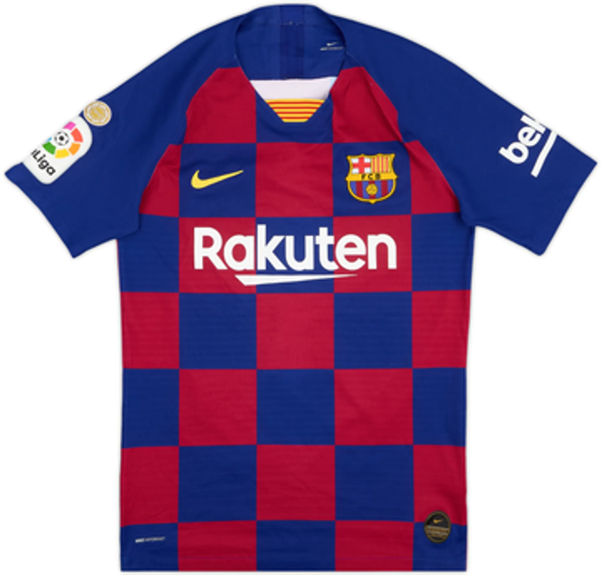 2019-20 Barcelona Authentic Home Shirt De Jong #21 - 7/10 - (S)
