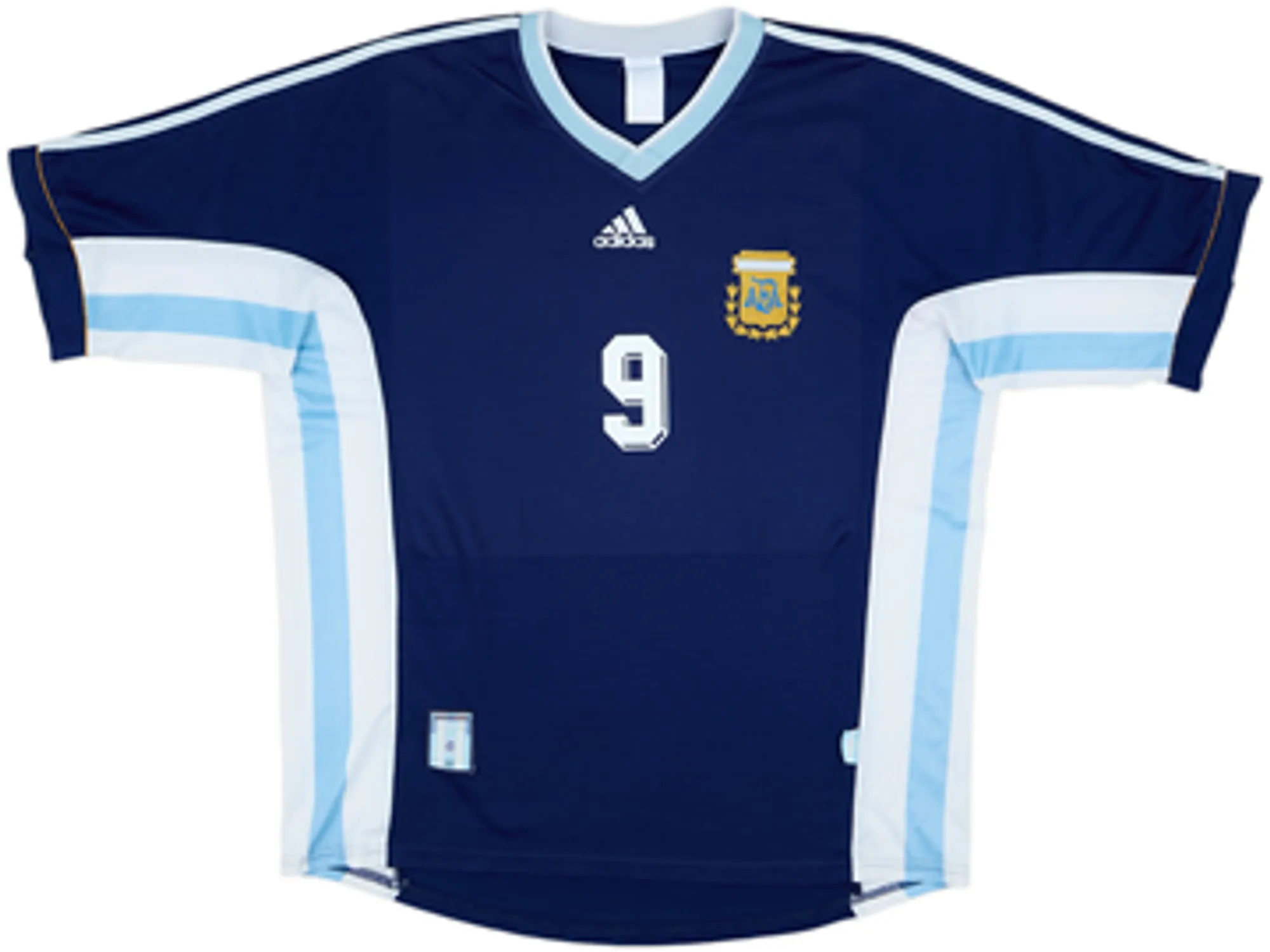 1998-99 Argentina Away Shirt Batistuta #9 - 7/10 - (L)