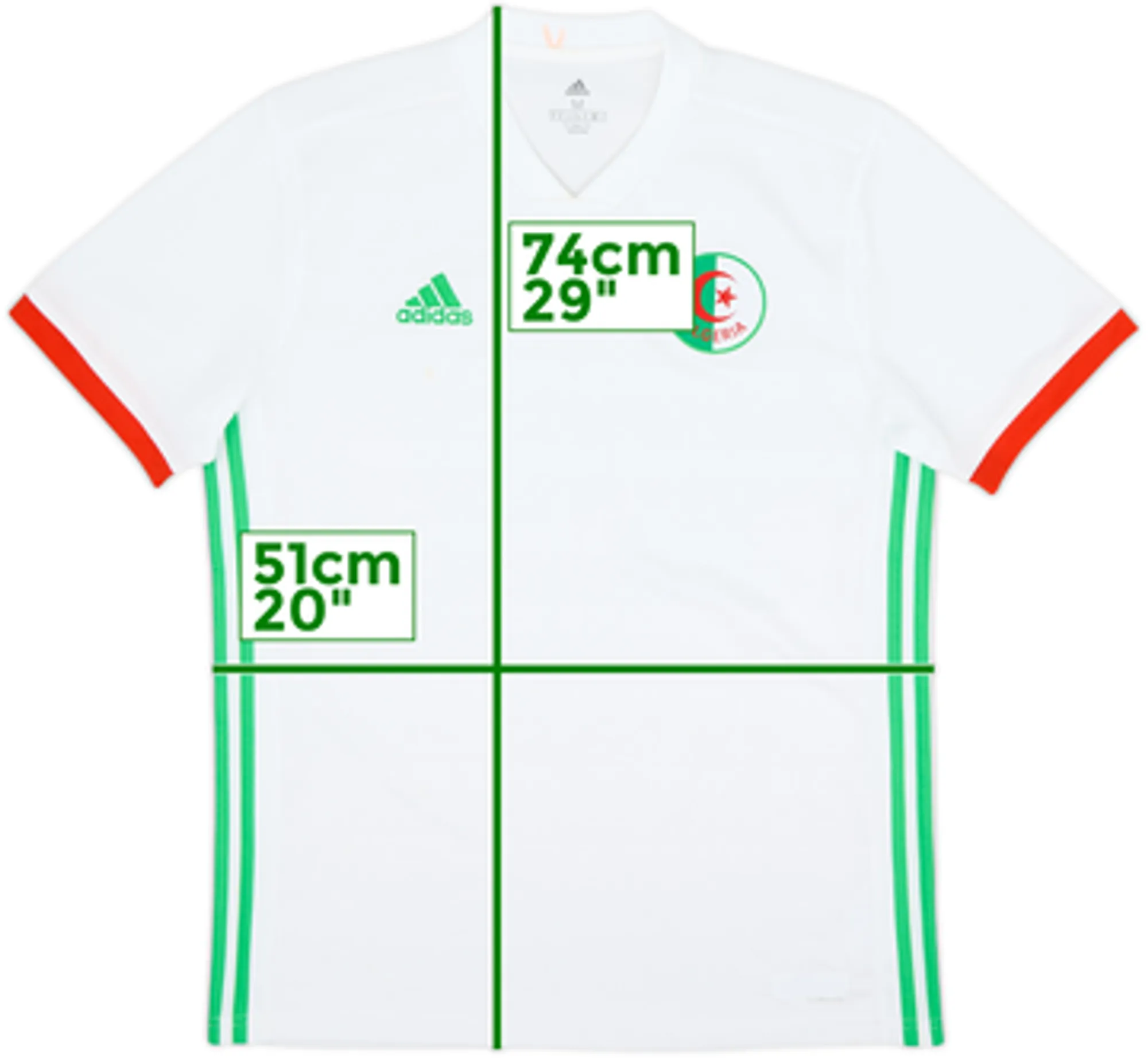 2018 Algeria Home Shirt - 7/10 - (M)