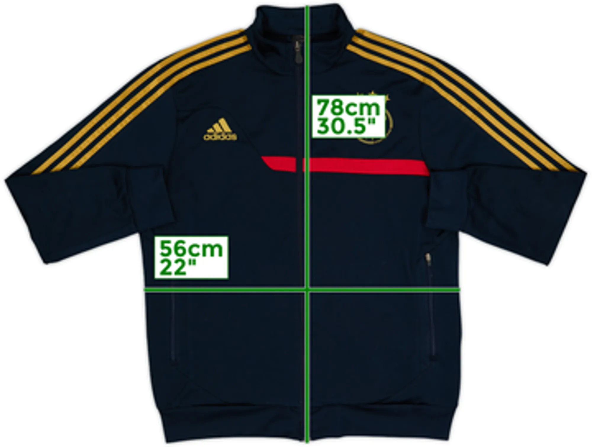 2013-14 Ajax adidas Track Jacket - 5/10 - (M)