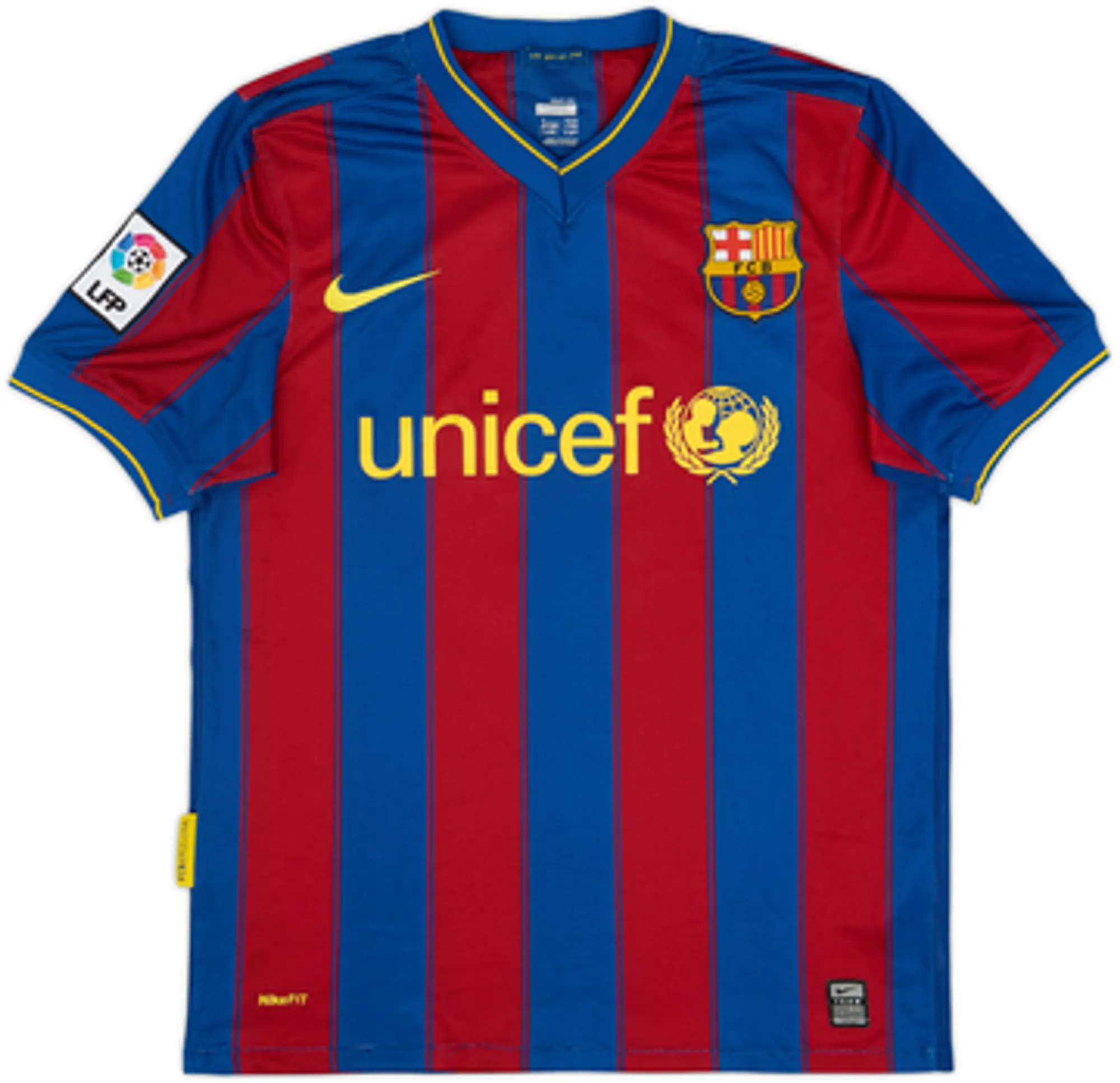 2009-10 Barcelona Home Shirt A.Iniesta #8 - 7/10 - (S)