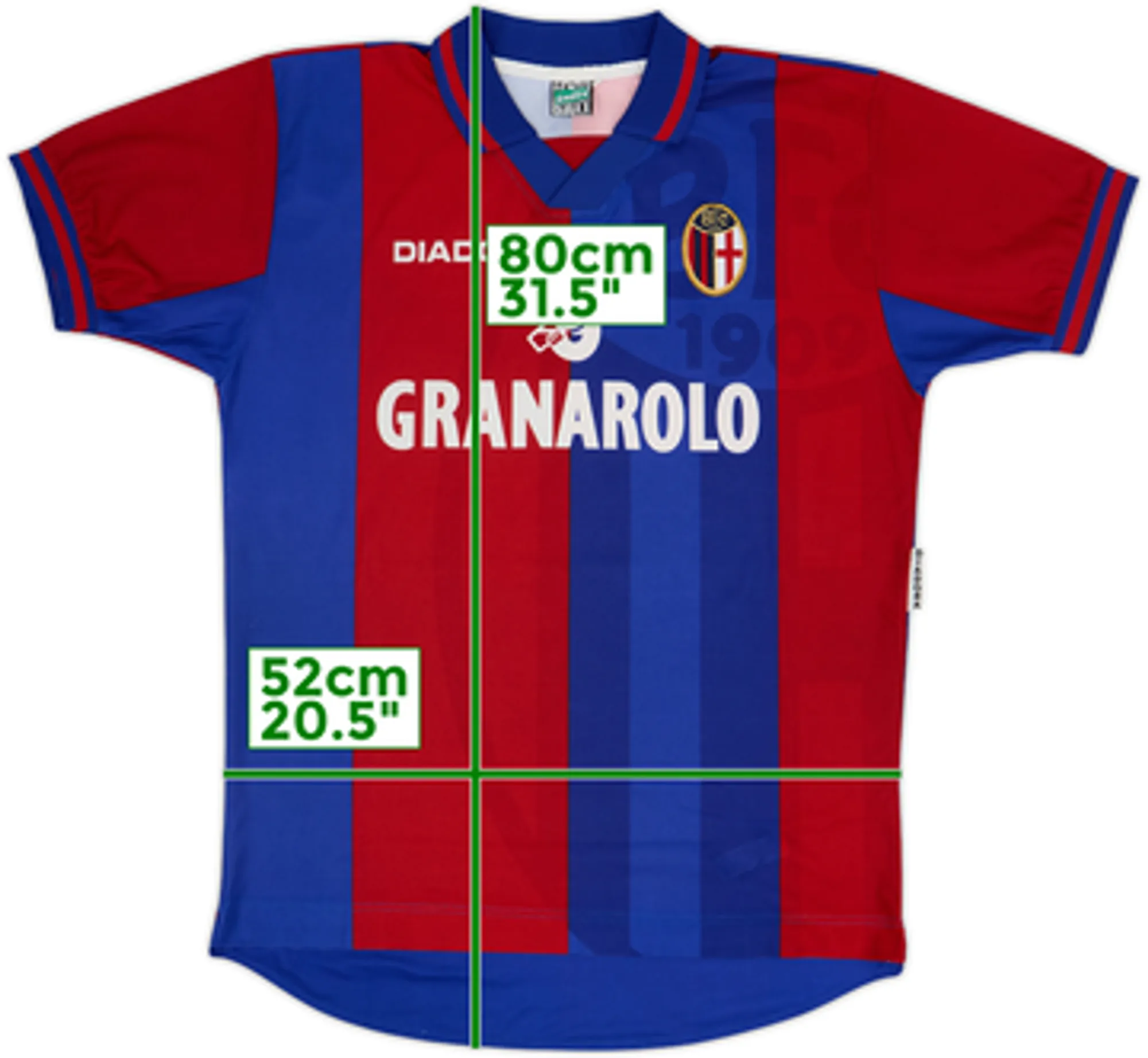 1997-98 Bologna Home Shirt - 8/10 - (M)