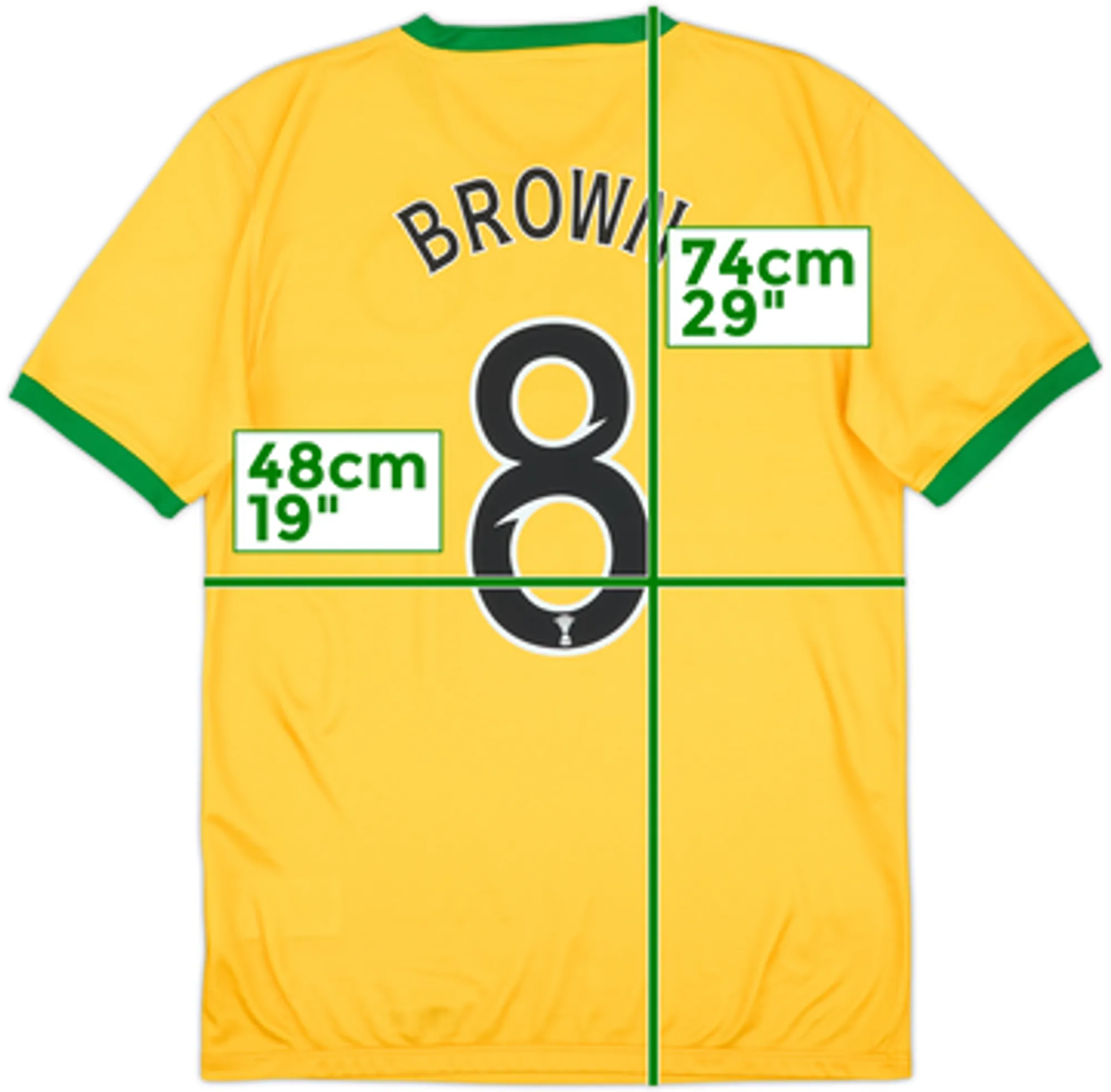 2013-14 Celtic Away Shirt Brown #8 - 9/10 - (M)