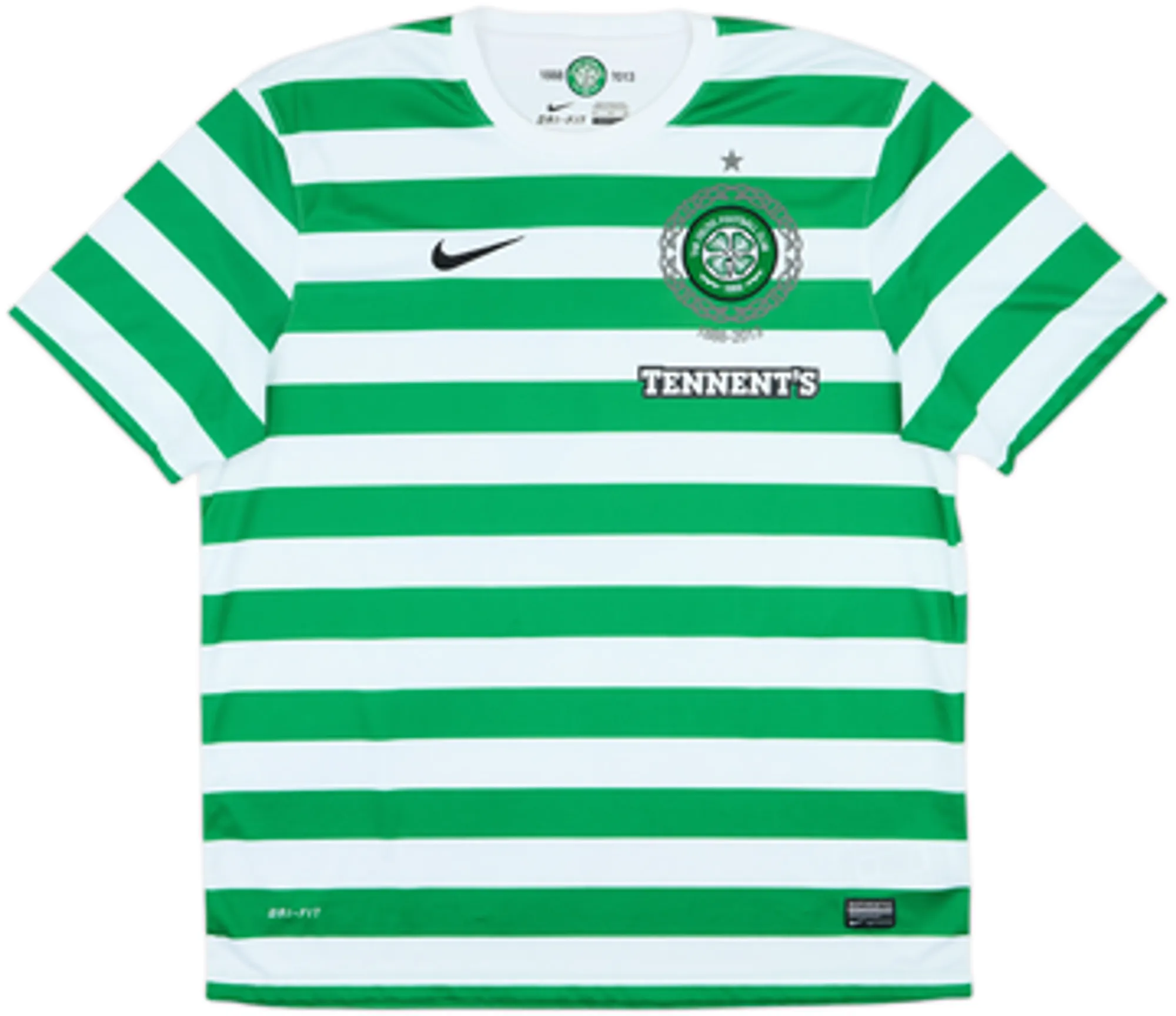 2012-13 Celtic '125th Anniversary' Home Shirt Brown #8 - 10/10 - (XL)