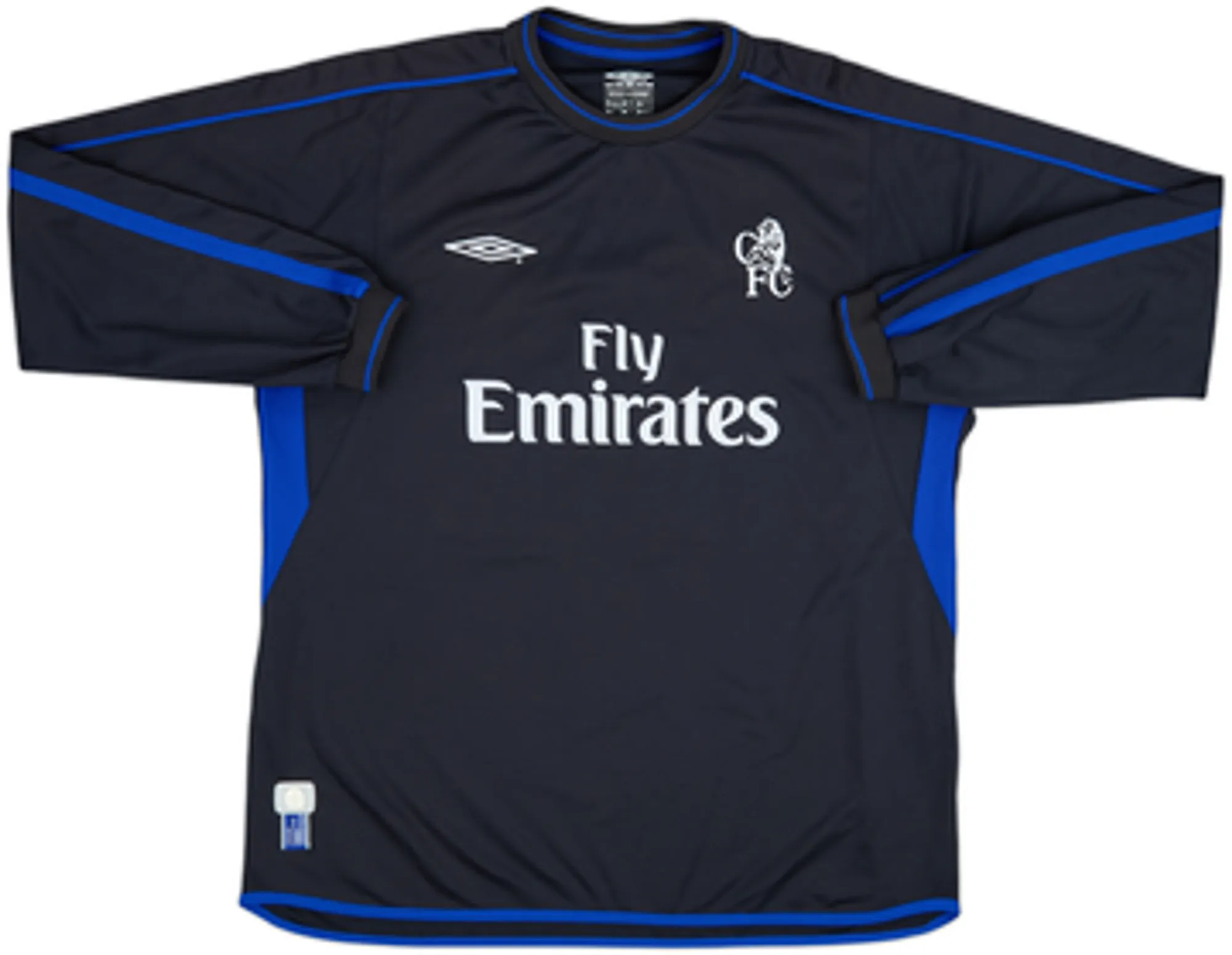 2002-04 Chelsea Away L/S Shirt Zola #25 - 8/10 - (XXL)