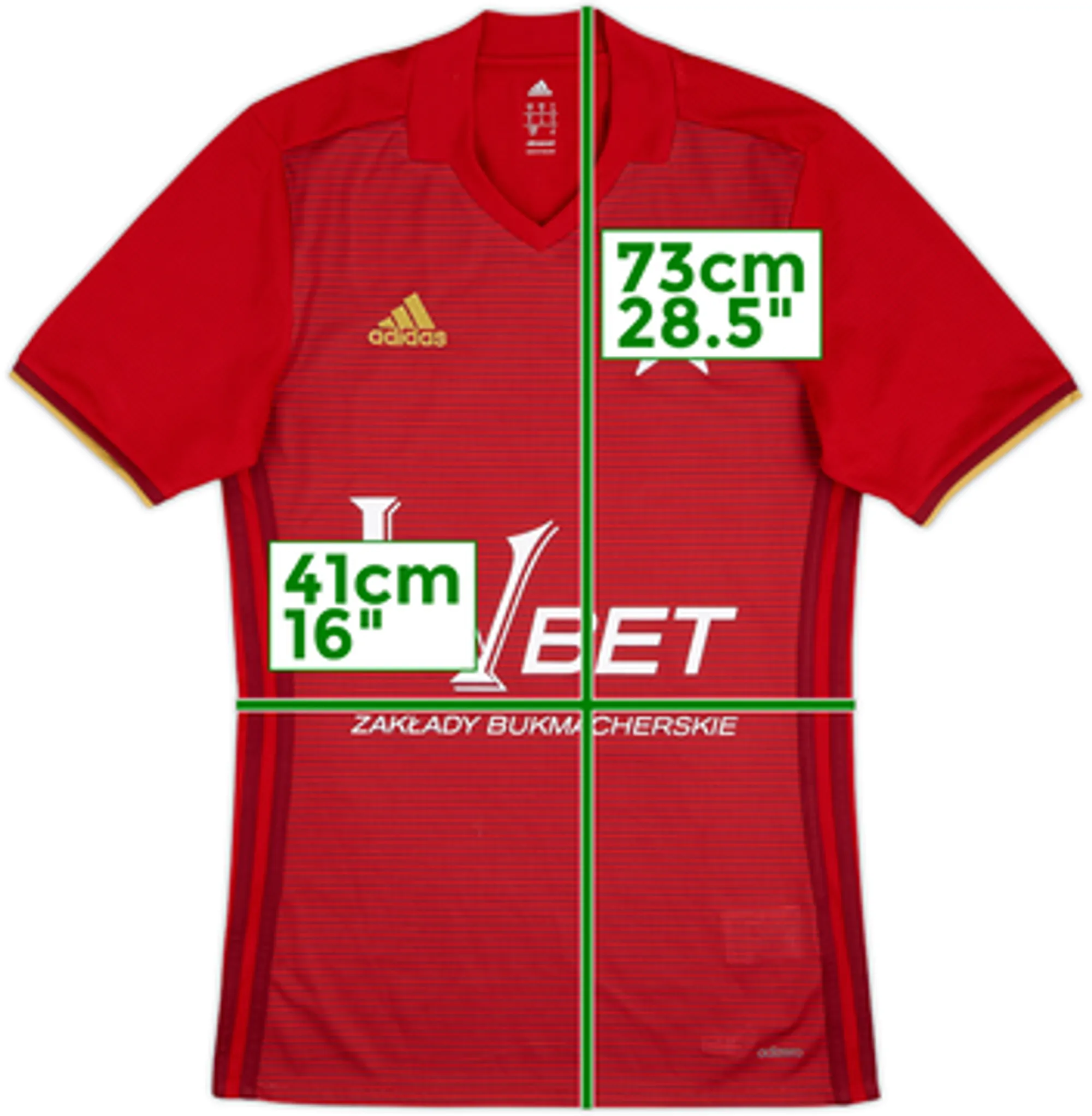 2016-18 Wisla Krakow Home Shirt - 10/10 - (S)