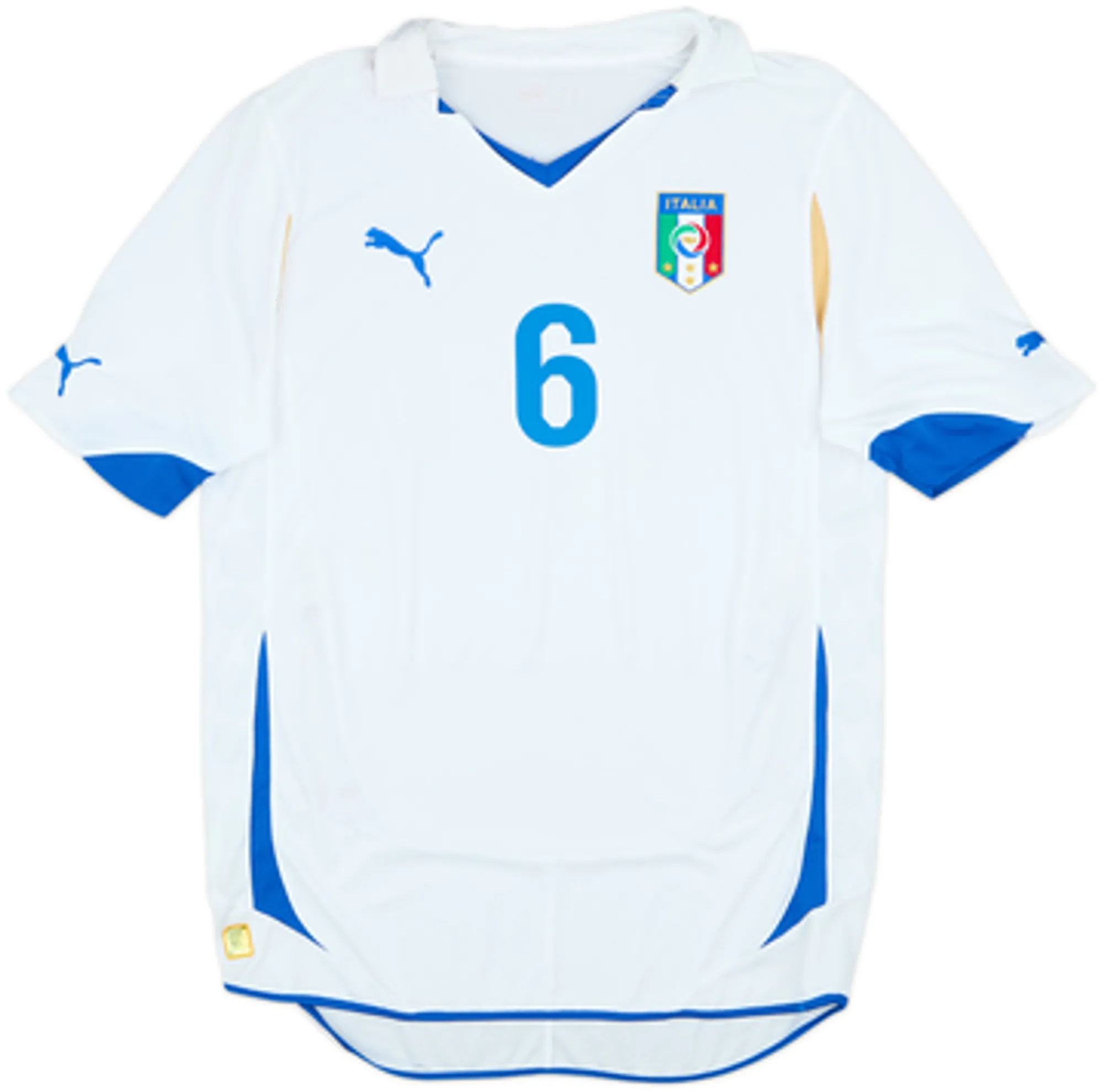 2010-12 Italy Away Shirt De Rossi #6 - 8/10 - (M)