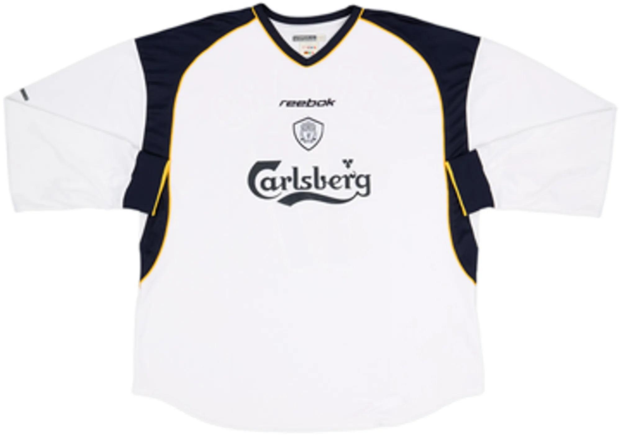 2001-03 Liverpool Away L/S Shirt Gerrard #17 - 8/10 - (XL)