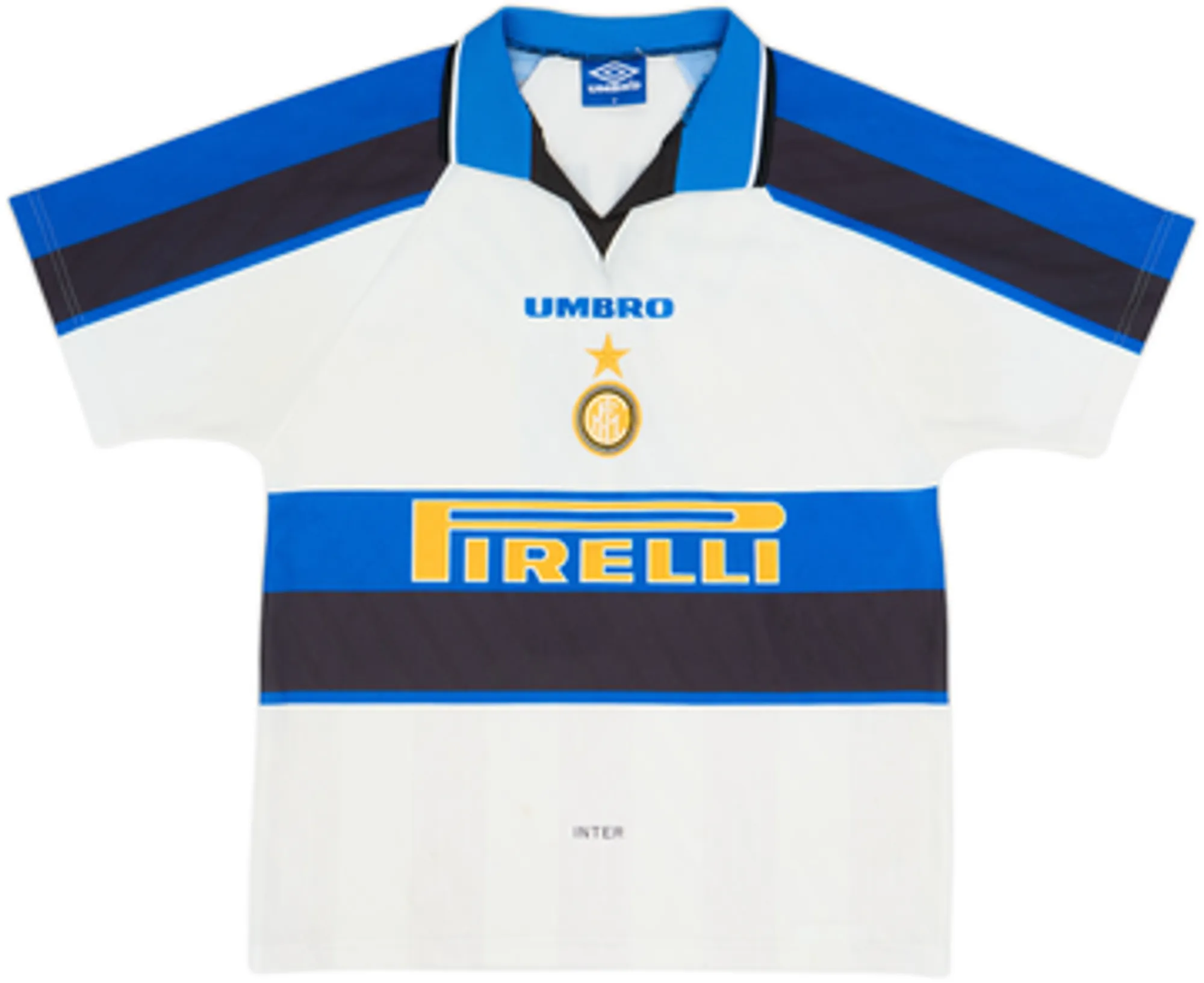 1996-97 Inter Milan Away Shirt Zanetti #4 - 8/10 - (M)