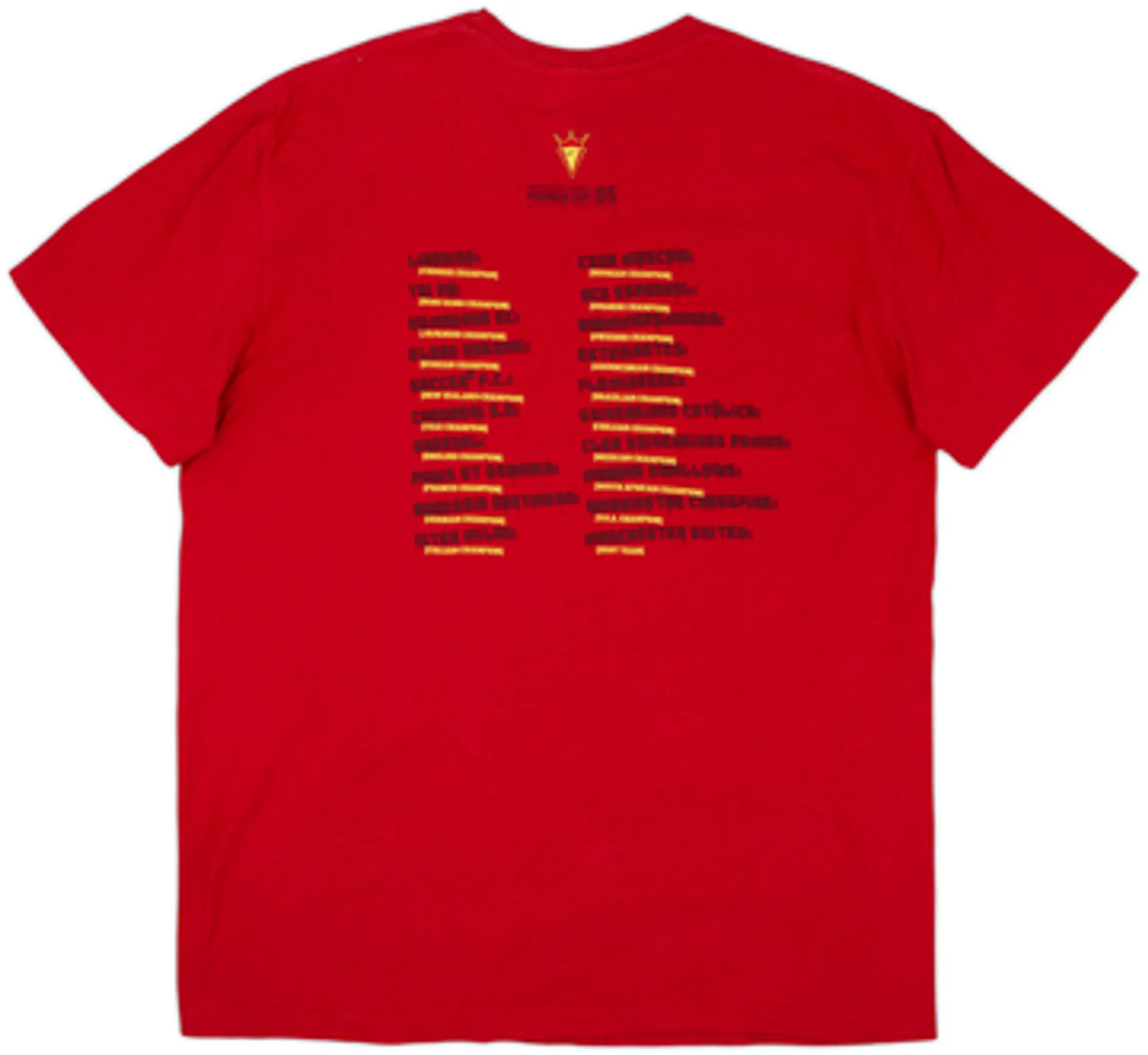 2004-05 Manchester United Nike 'World Finals Hong Kong 05' Graphic Tee - 9/10 - (XL)