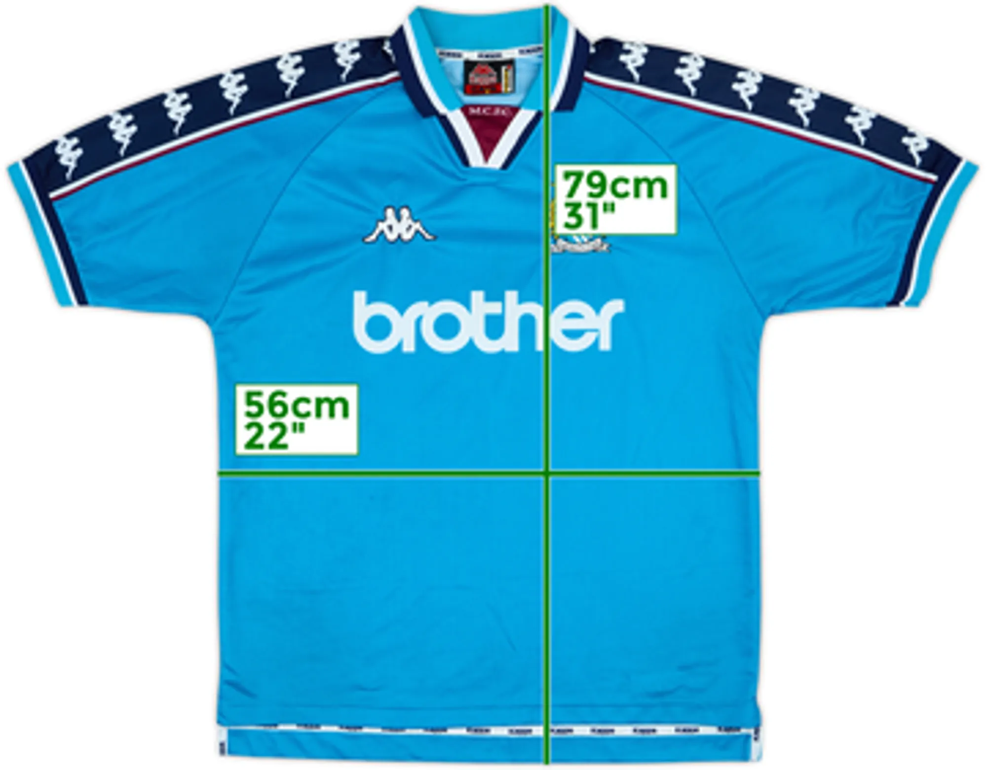 1997-99 Manchester City Home Shirt - 7/10 - (L.Boys)