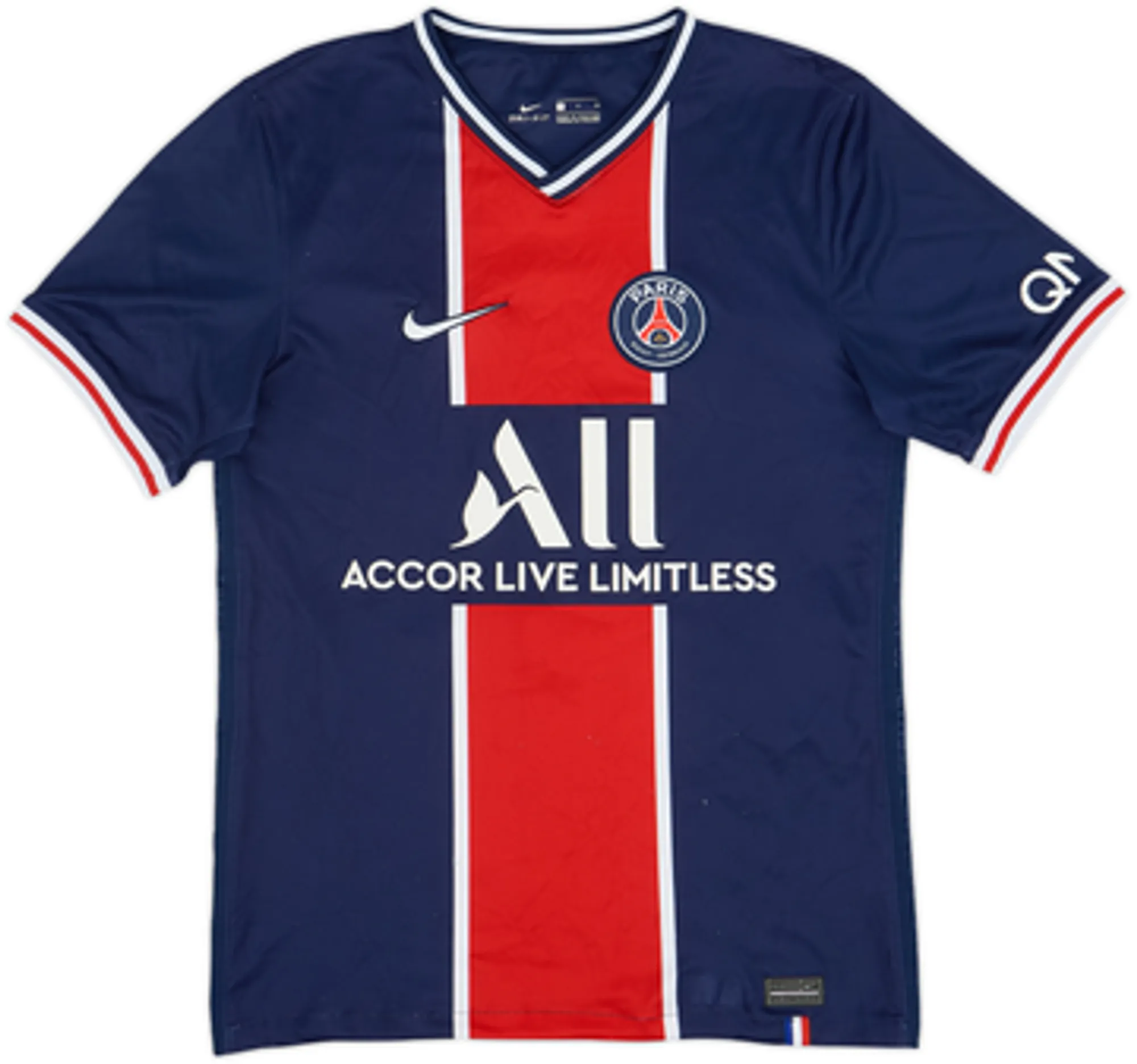 2020-21 Paris Saint-Germain Home Shirt Mbappe #7 - 6/10 - (S)