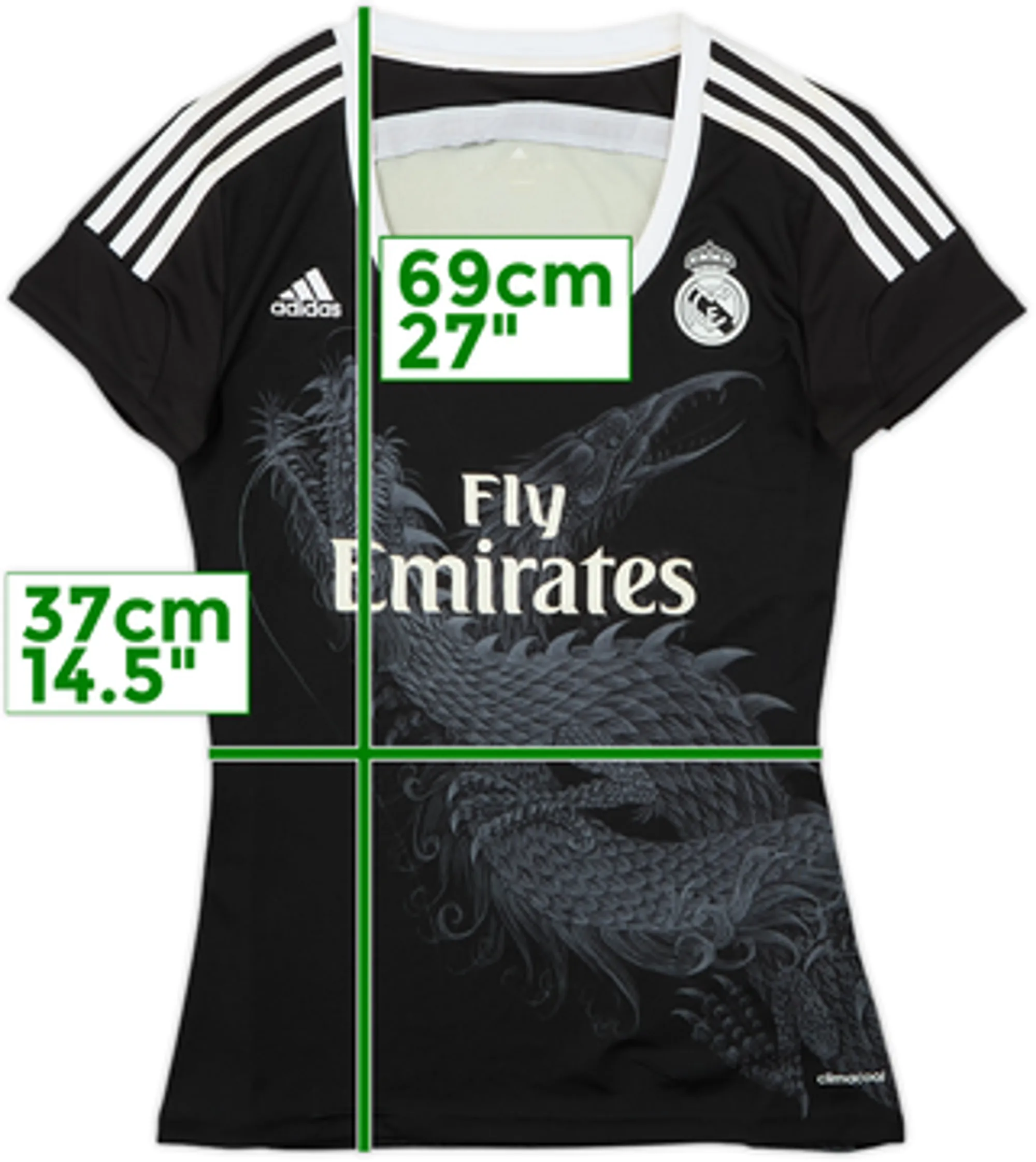 2014-15 Real Madrid Third Shirt - 6/10 - (Women's M)
