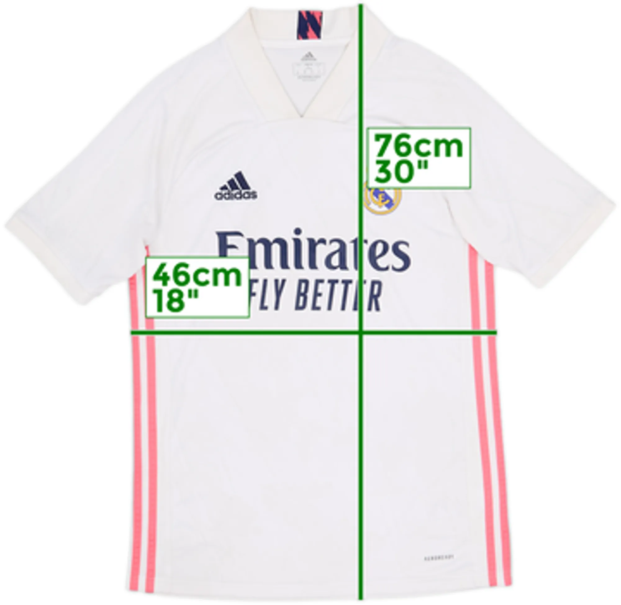 2020-21 Real Madrid Home Shirt - 4/10 - (S)