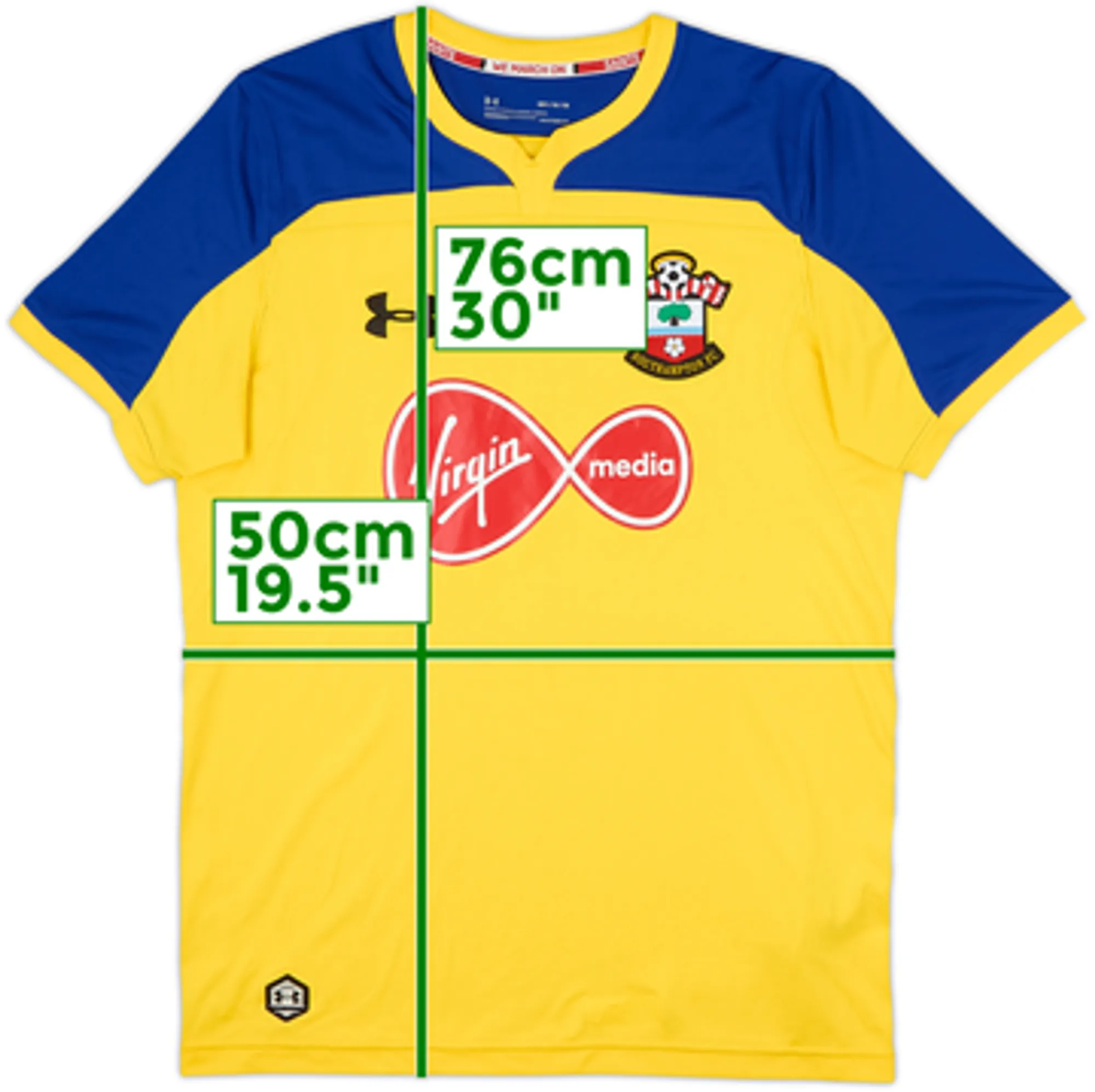 2018-19 Southampton Away Shirt - 7/10 - (M)