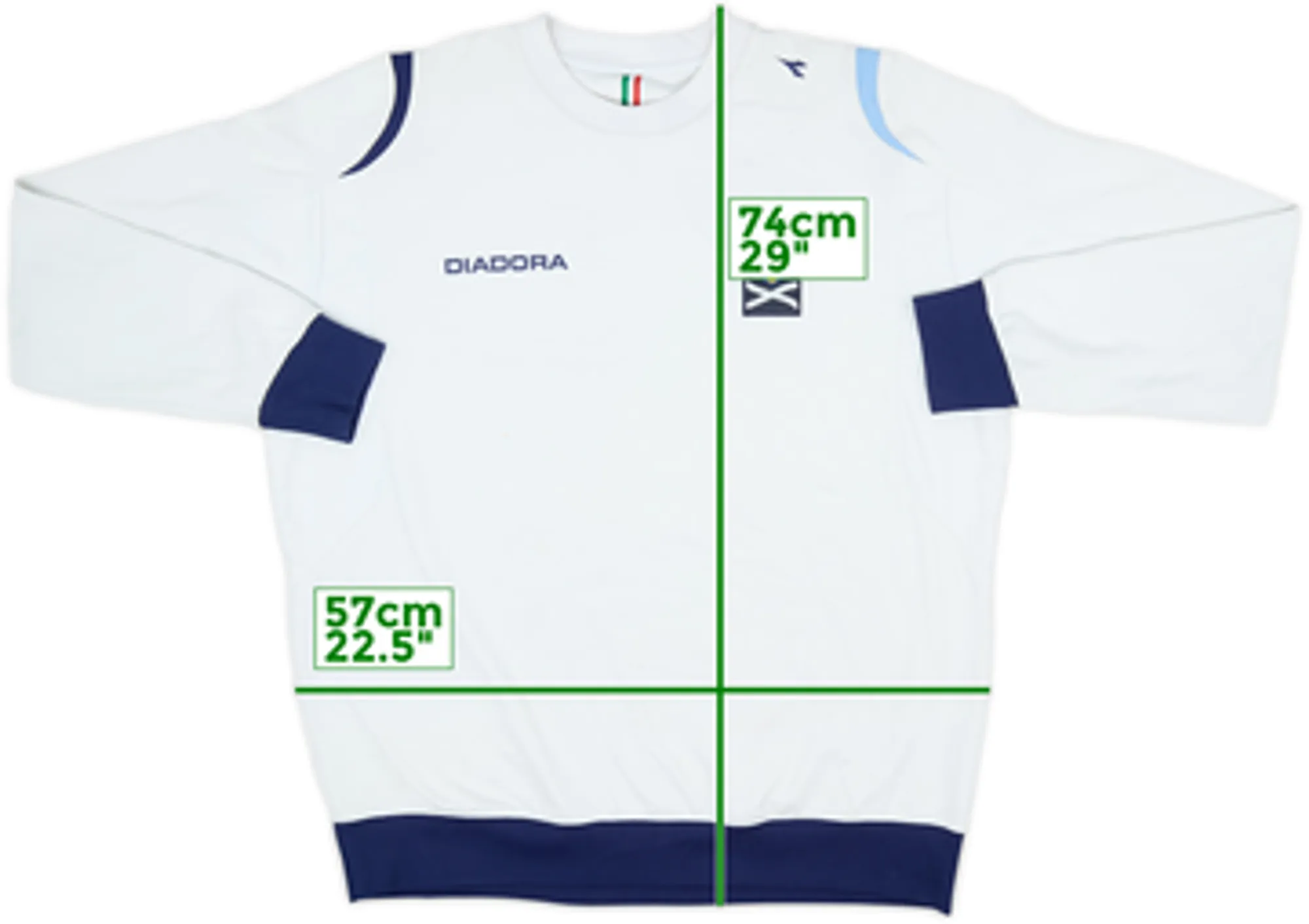 2005-06 Scotland Diadora Sweat Top - 6/10 - (XL)