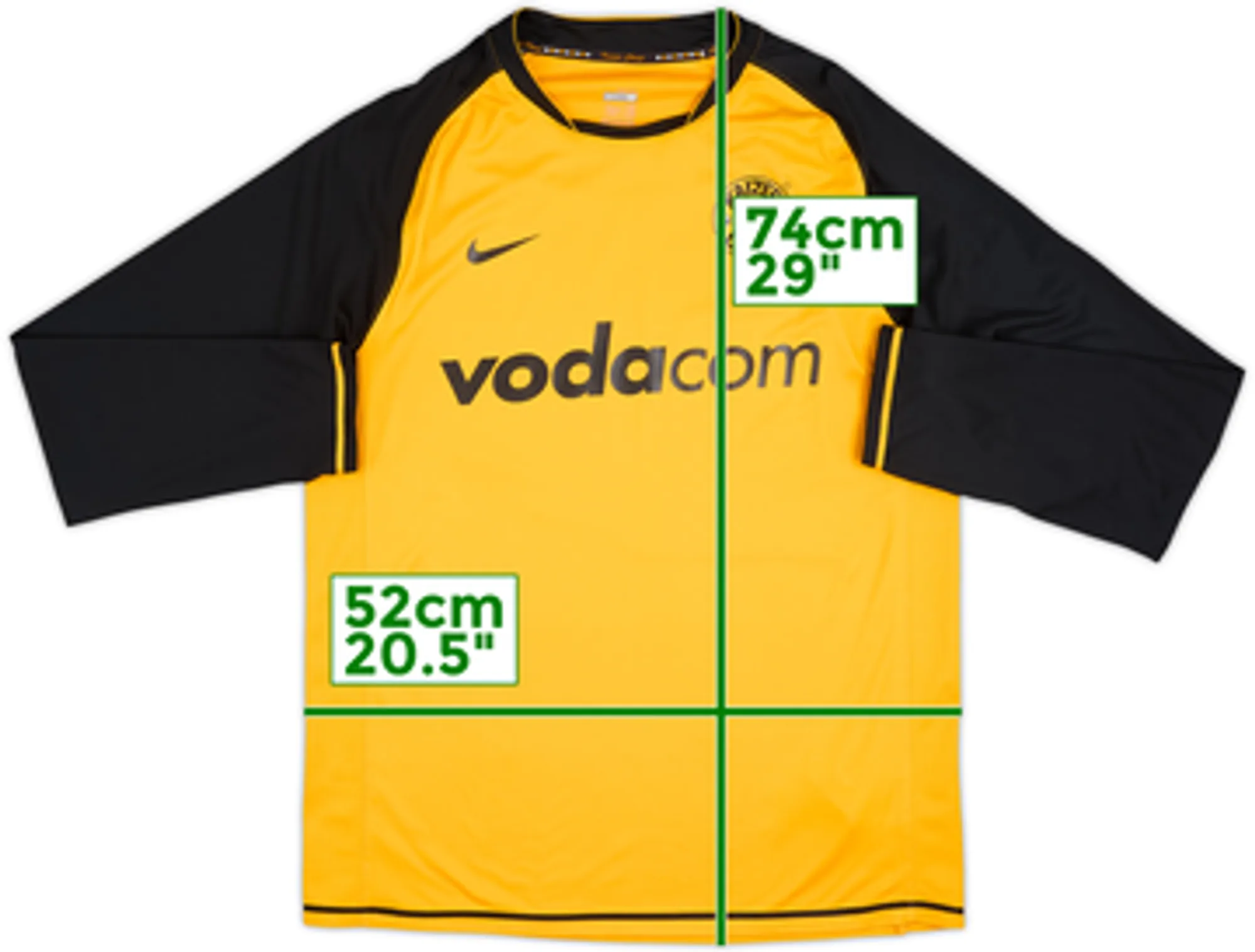 2007-09 Kaizer Chiefs Home L/S Shirt - 9/10 - (M)