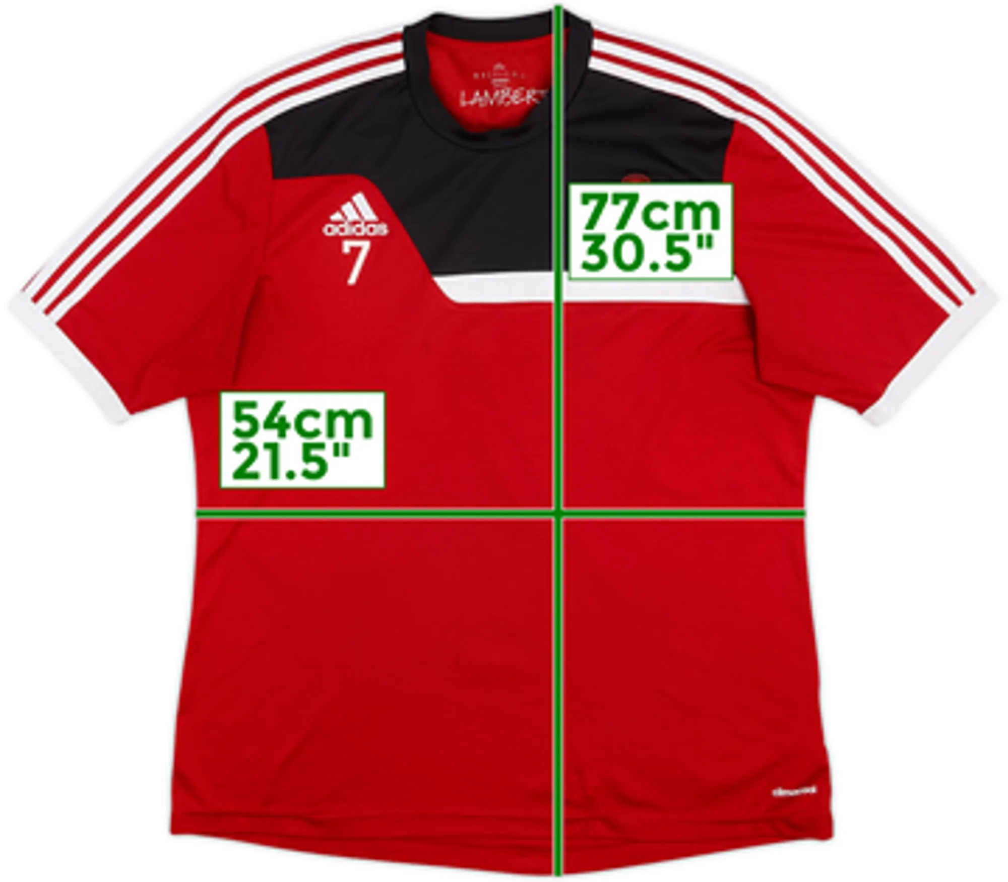 2013-14 Southampton adidas Player Issue Training Shirt #7 (Lambert) - 6/10 - (XL)