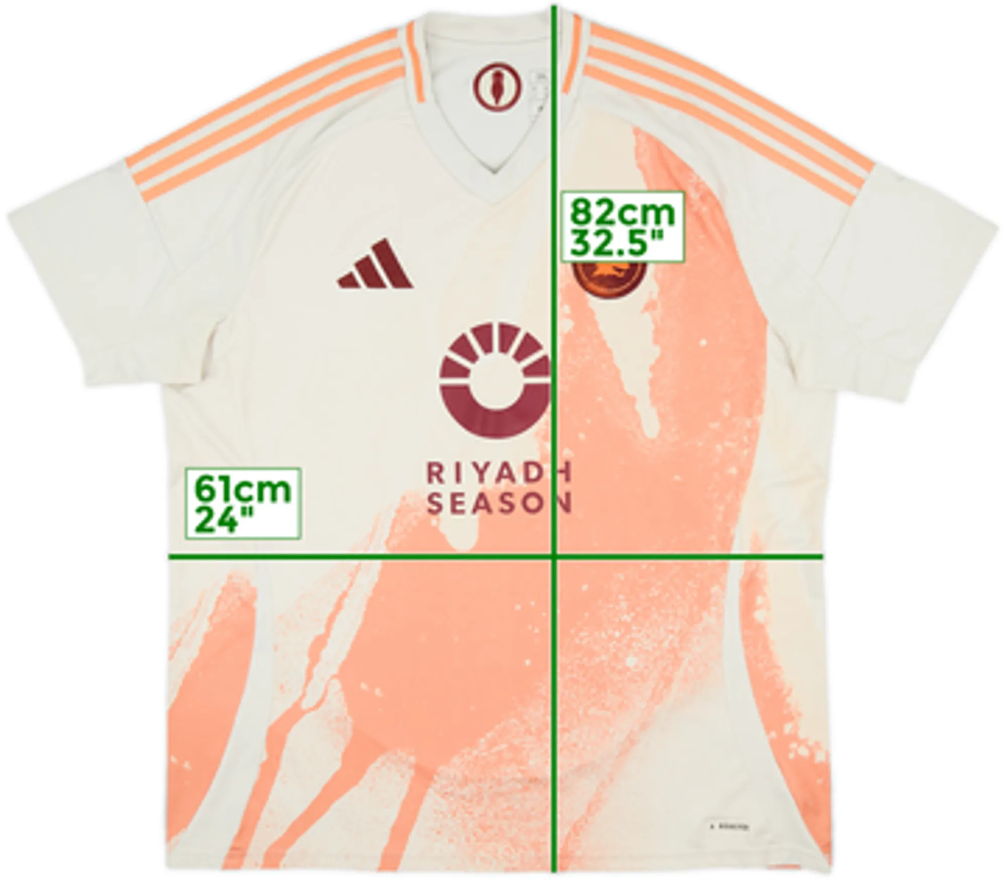 2024-25 Roma Away Shirt - 9/10 - (XXL)