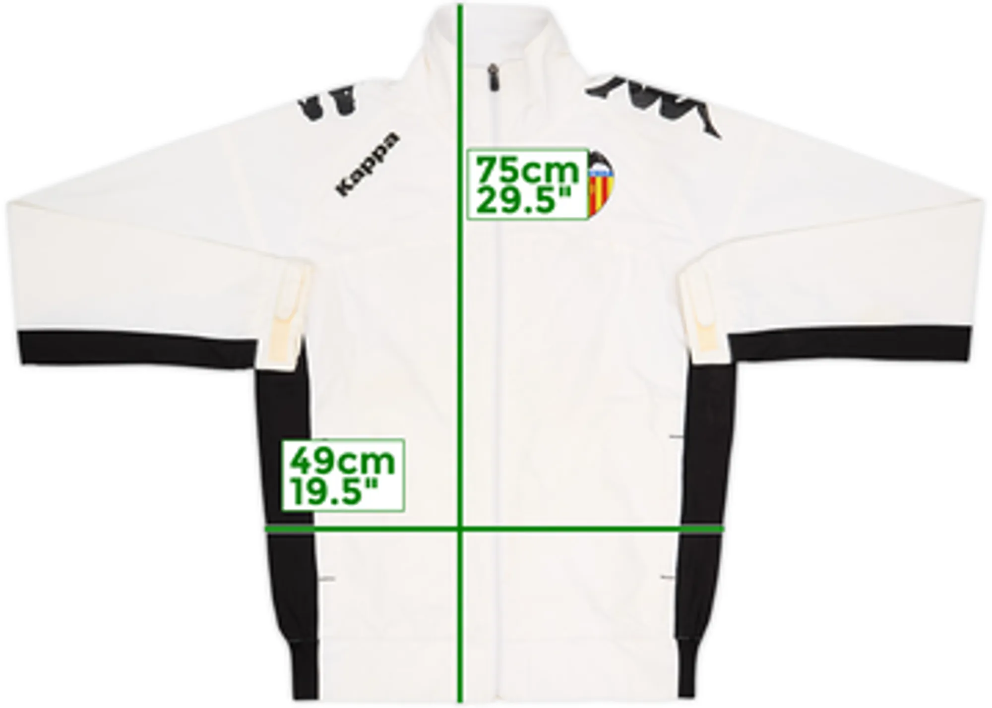 2010-11 Valencia Kappa Track Jacket - 7/10 - (S)