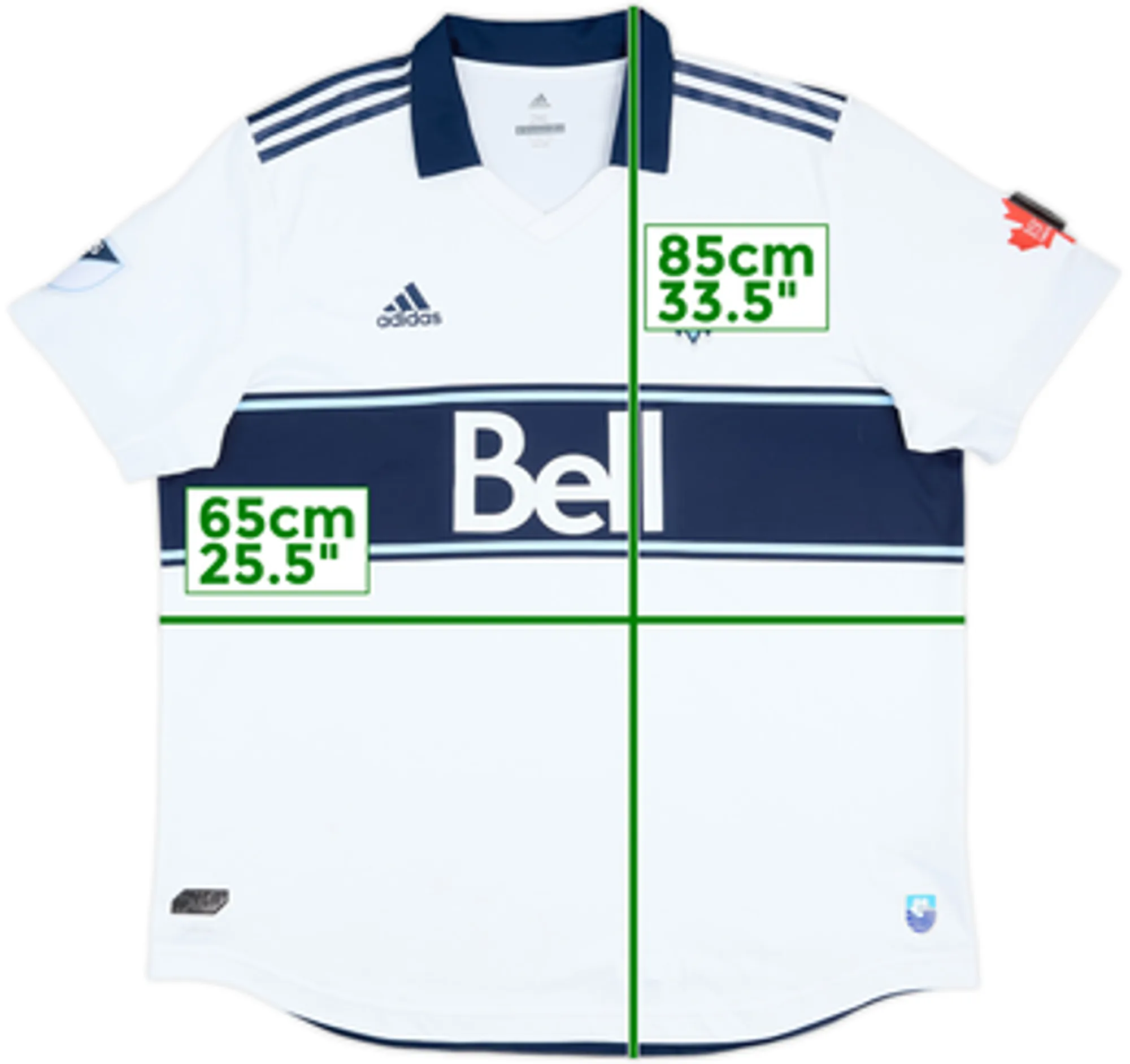 2019 Vancouver Whitecaps Authentic Home Shirt - 9/10 - (XXL)