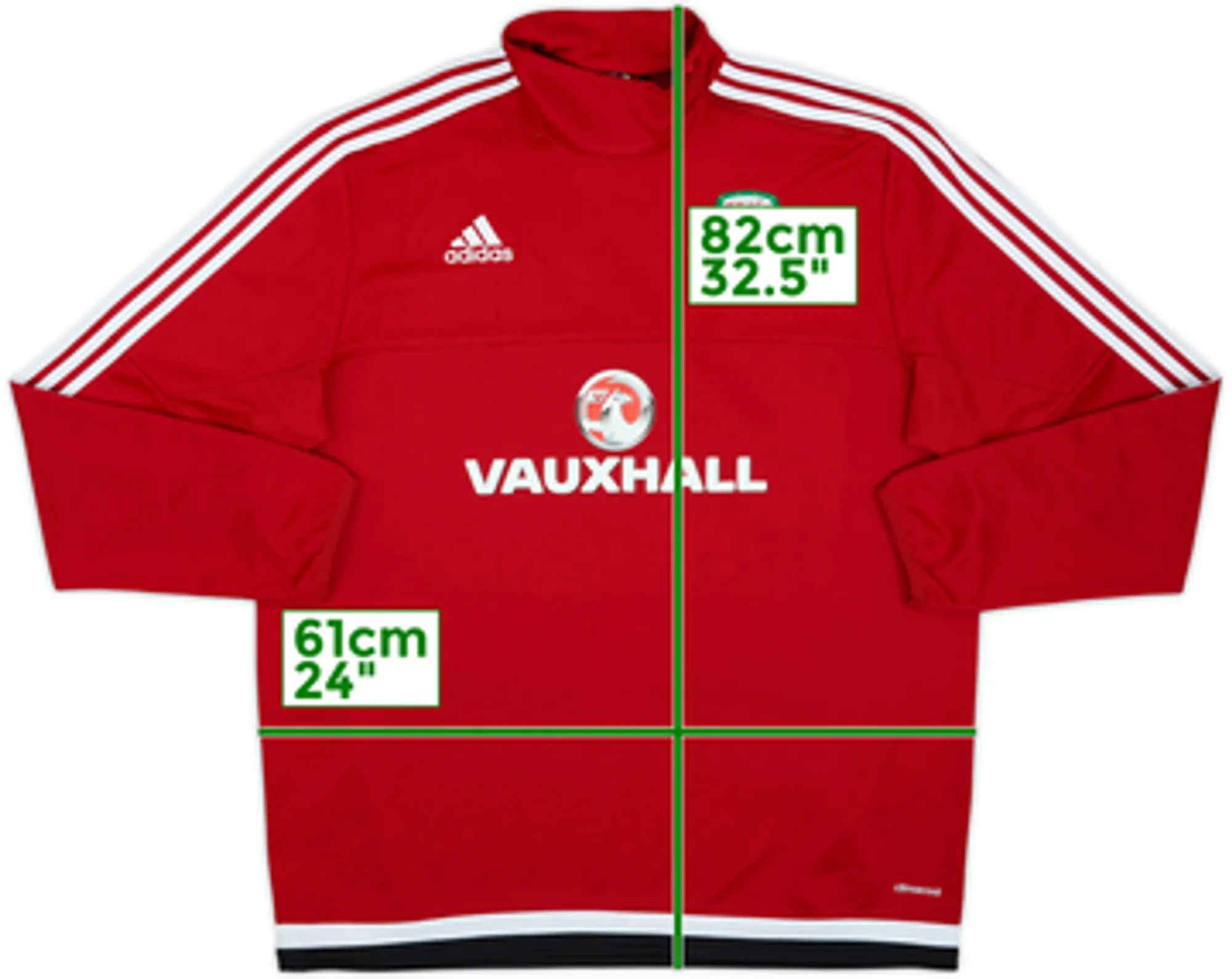 2016-17 Wales adidas Drill Top - 8/10 - (XL)